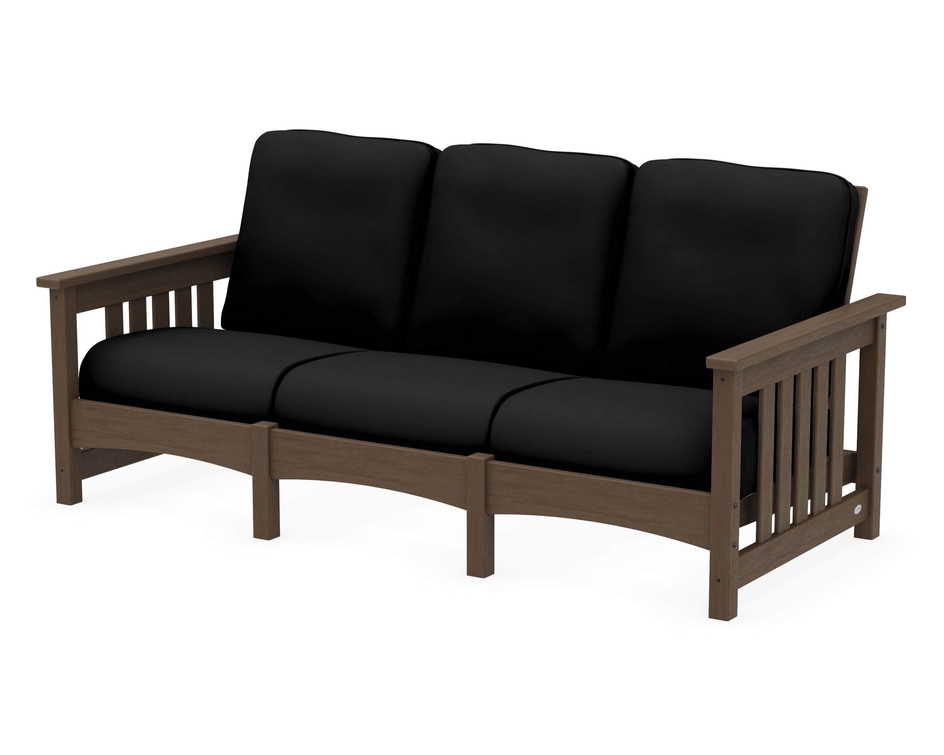 Club Mission Sofa in Kona / Canvas Black