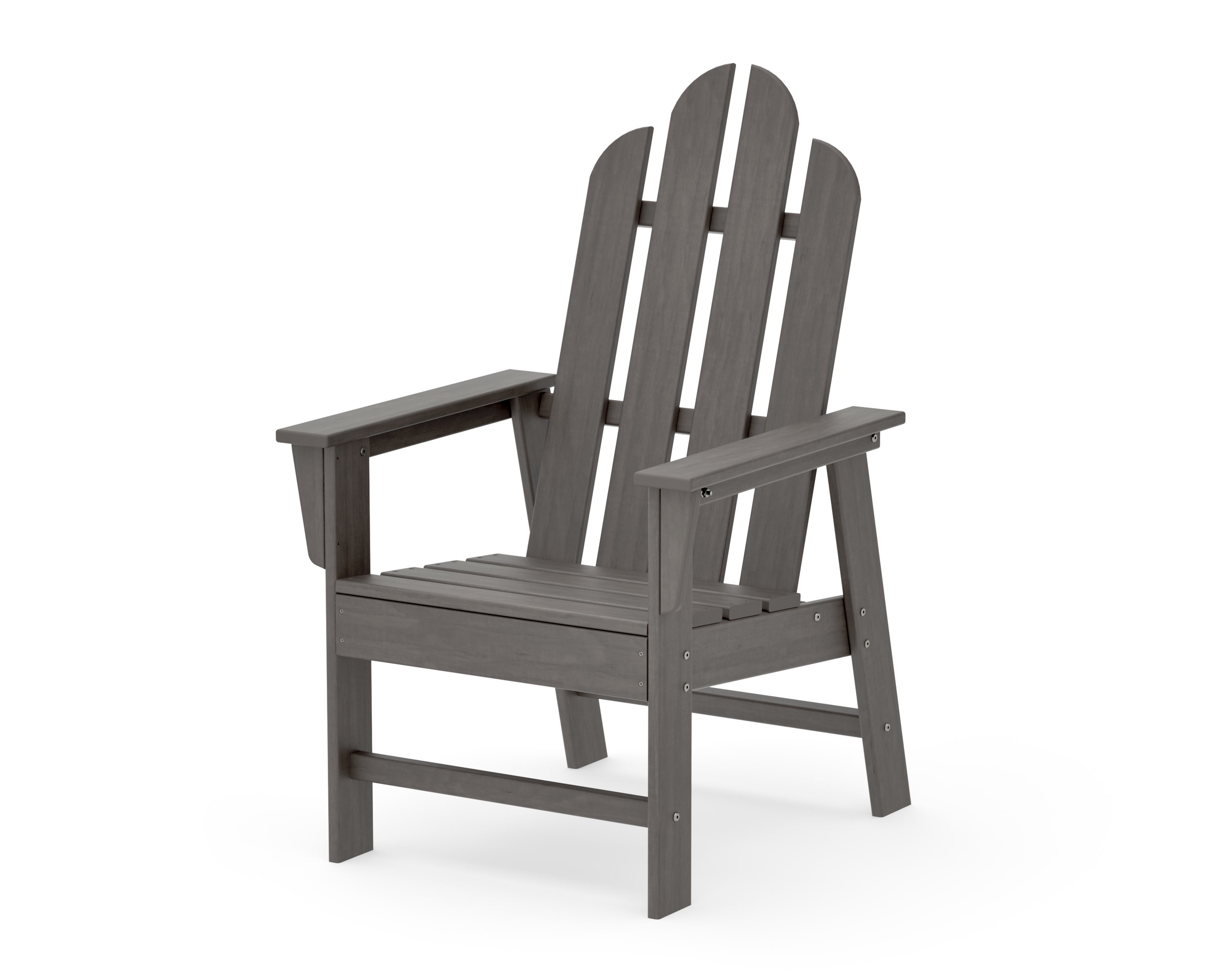 Long Island Upright Adirondack Chair in Driftwood