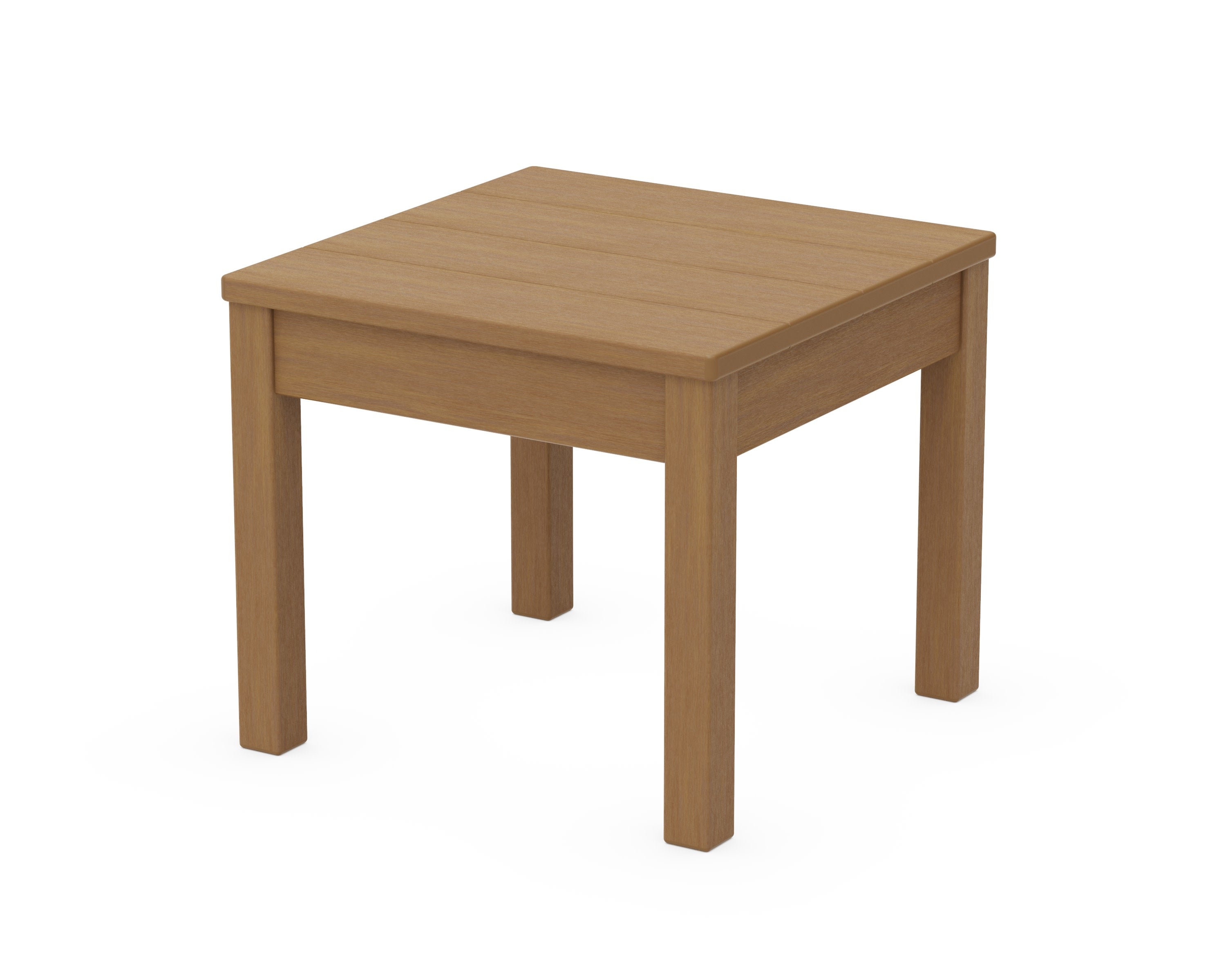 22" Square End Table in Natural