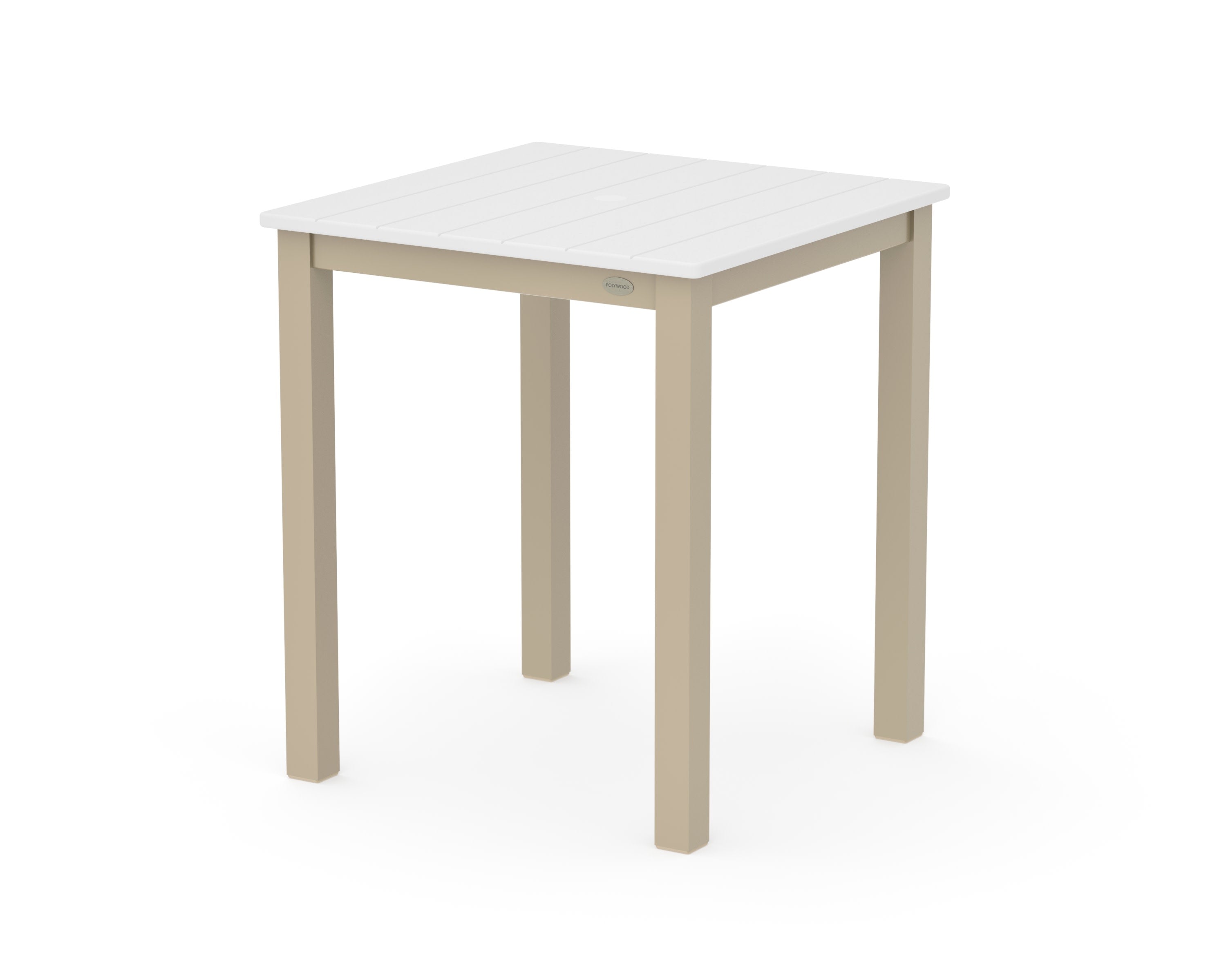 Main Street 26 x 26 Dining Table in Sand / White