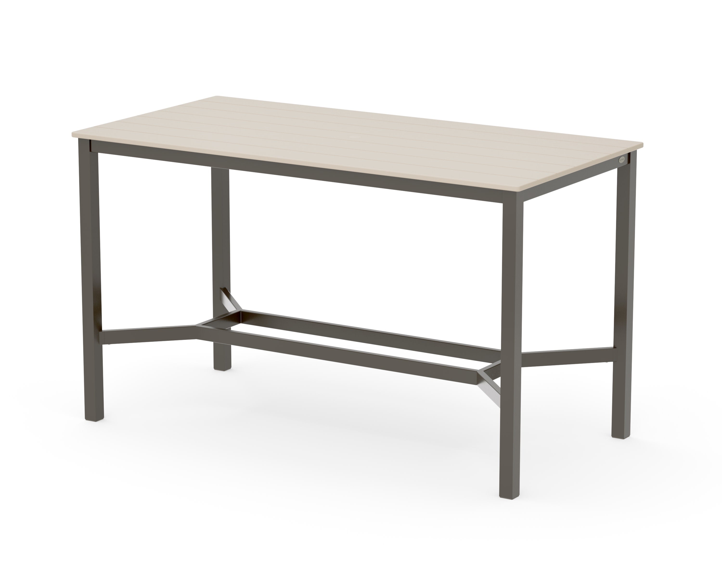 Main Street 36 x 72 Bar Table in Bronze / Sand