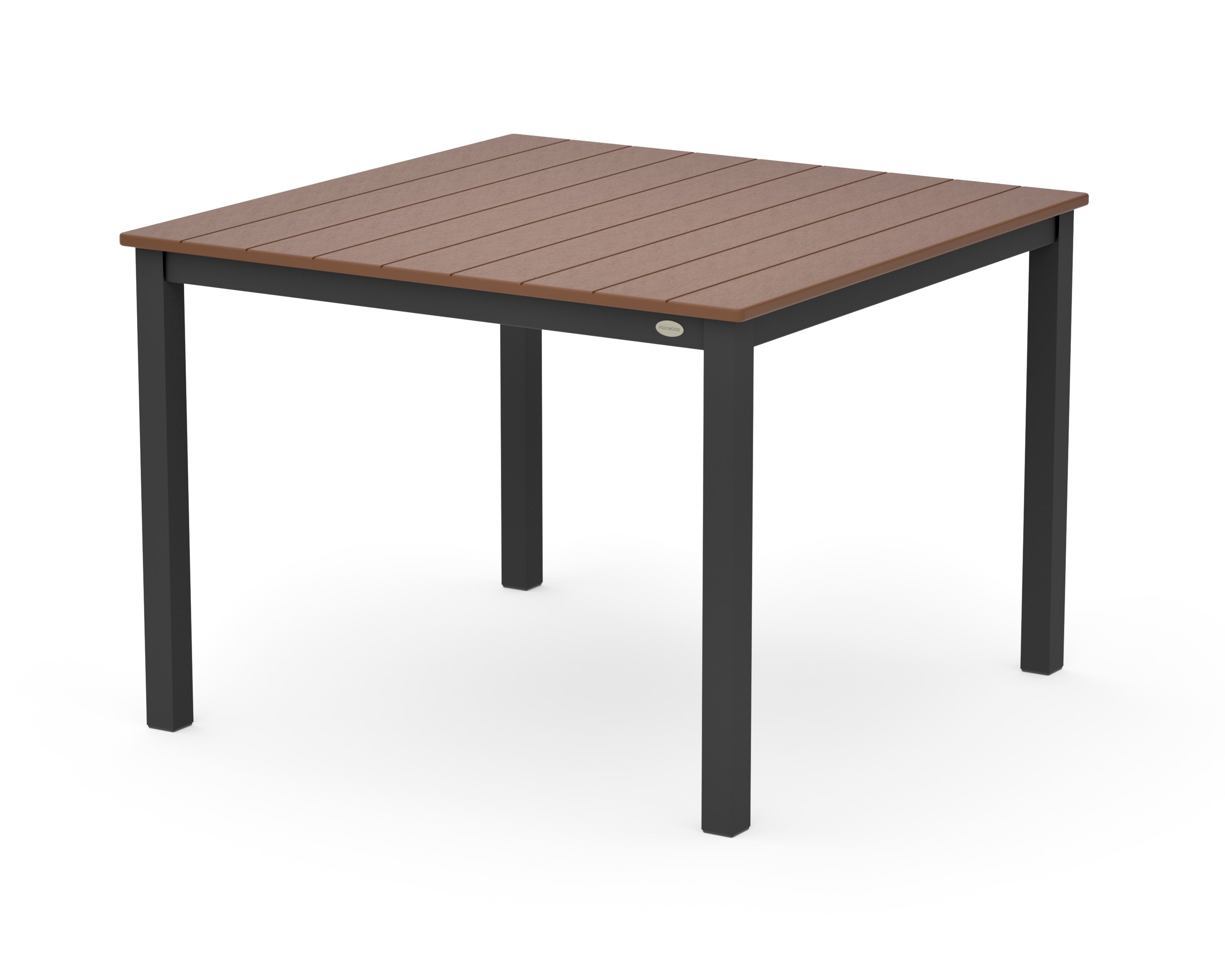 Main Street 42 x 42 Dining Table in Black / Teak
