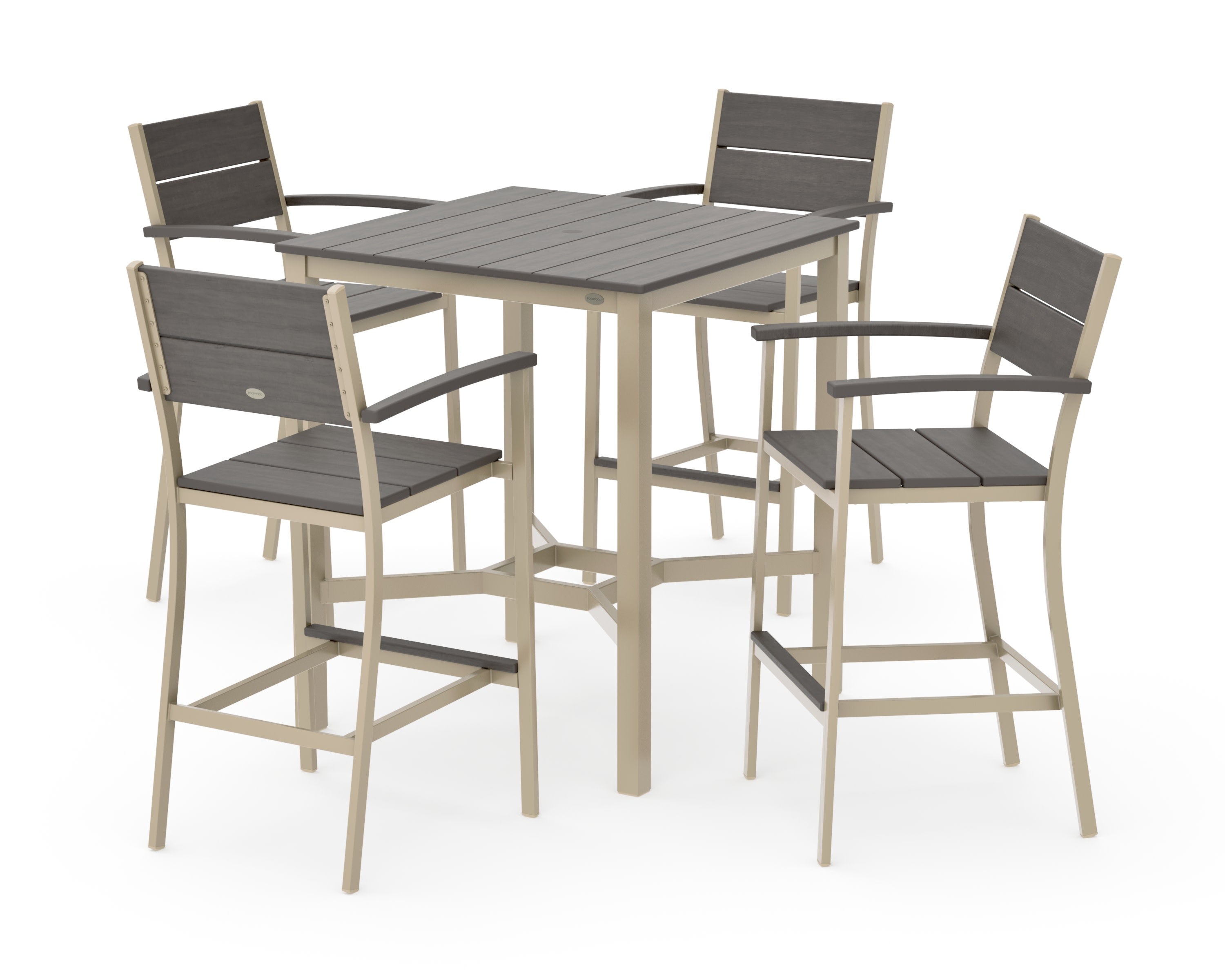 Main Street 5-Piece Bar Set in Sand / Driftwood