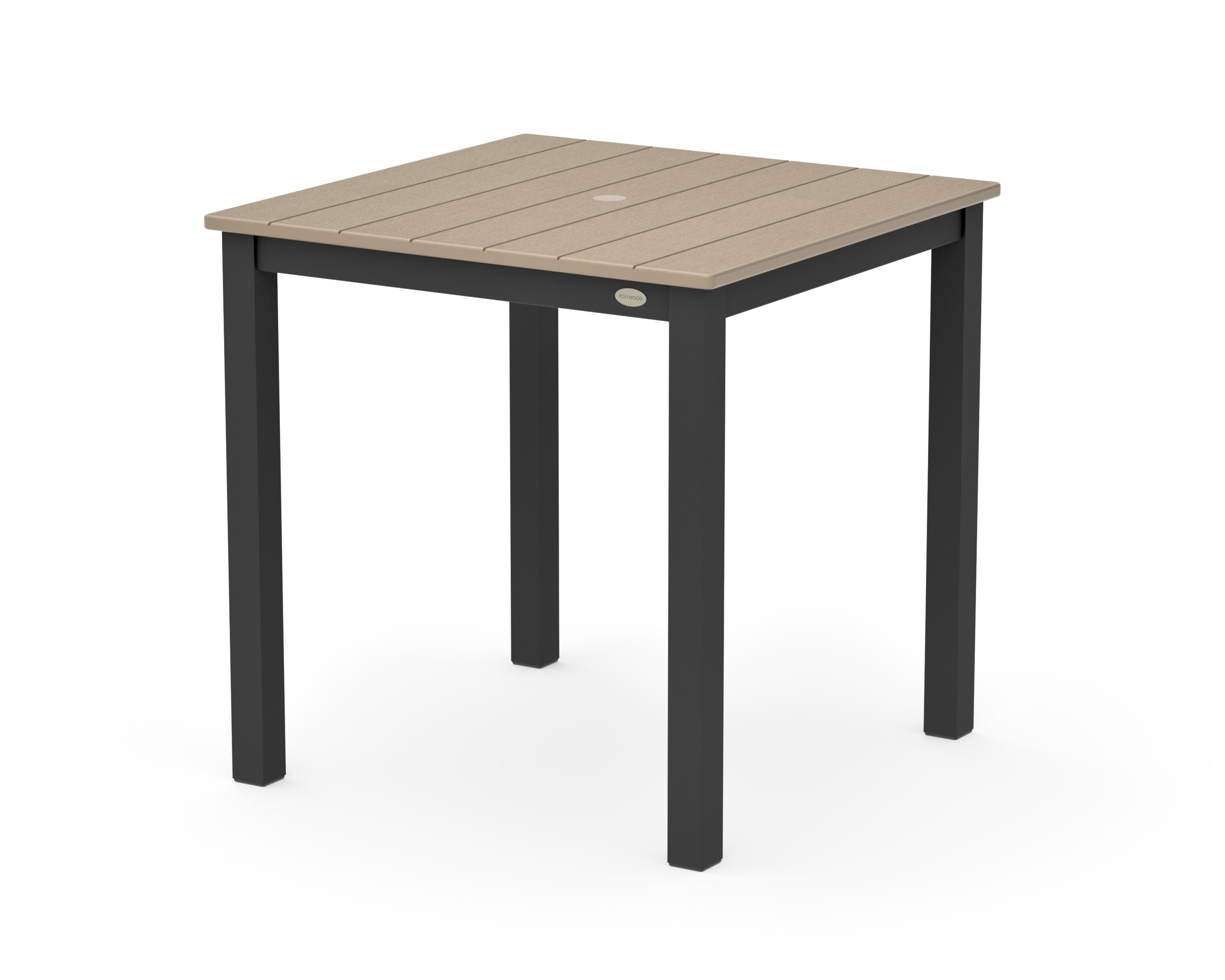 Main Street 30 x 30 Dining Table in Black / Vintage Sahara