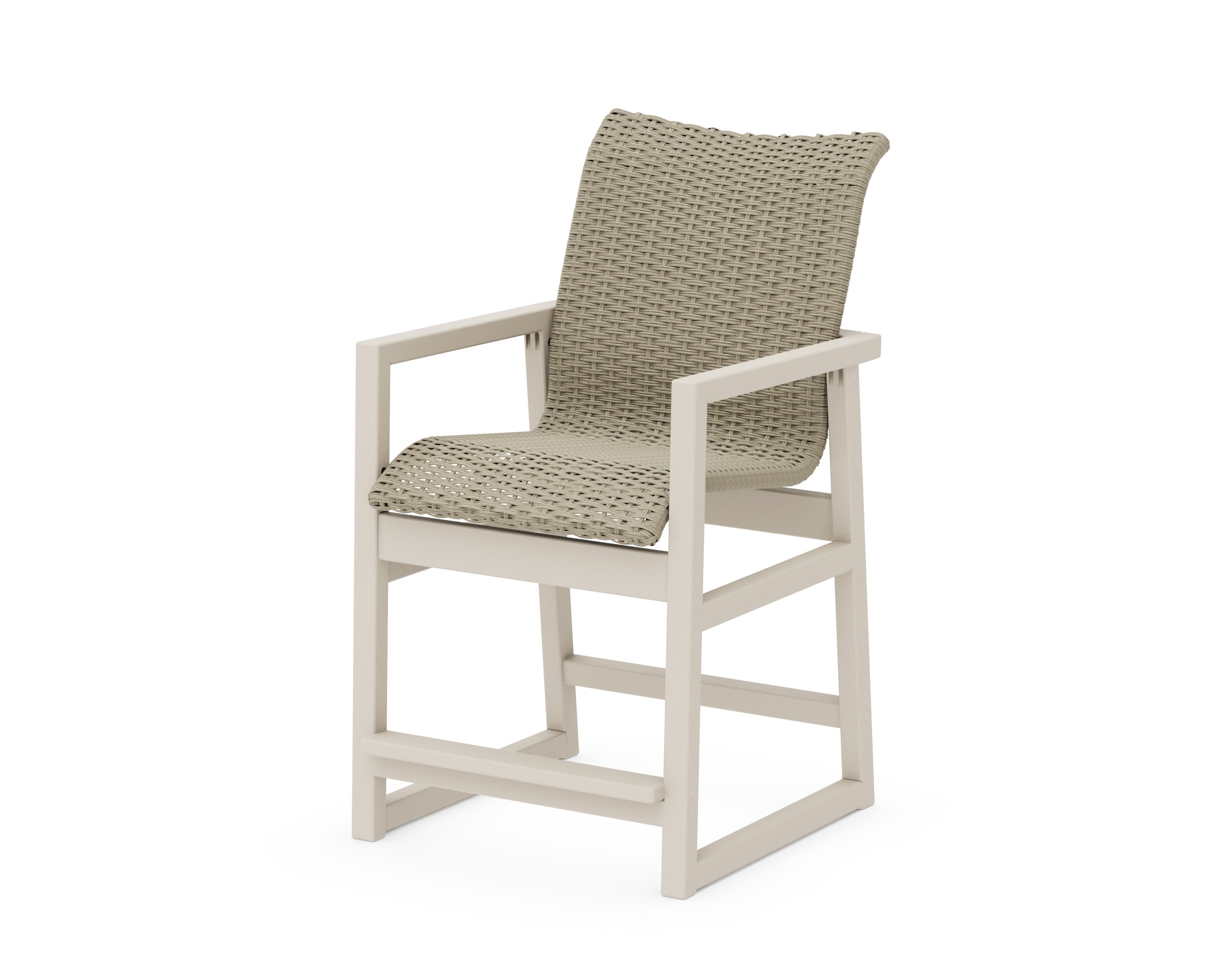 EDGE Woven Counter Arm Chair in Sand / Dune Grass