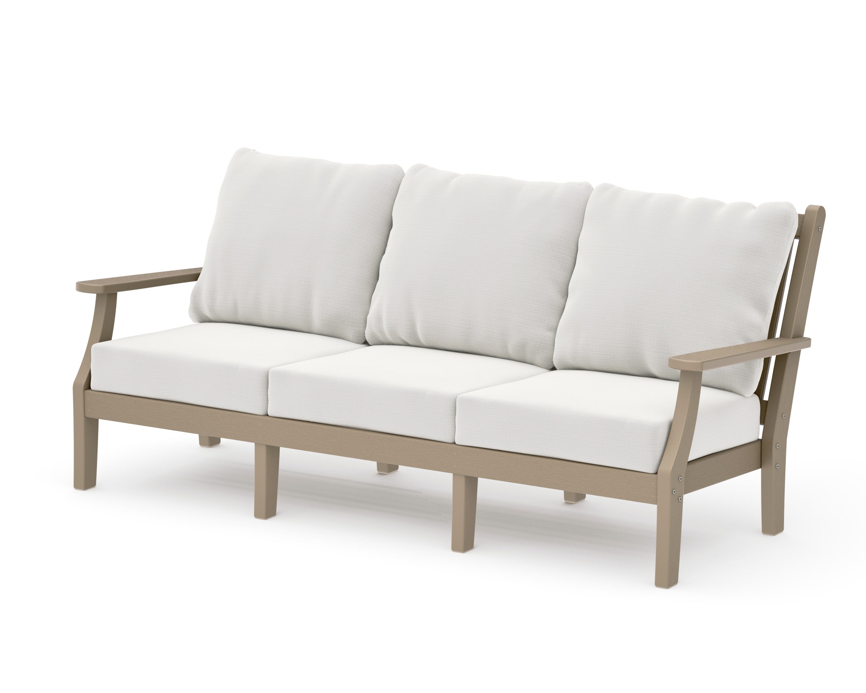 Wovendale Deep Seating Sofa in Vintage Sahara / Natural Linen