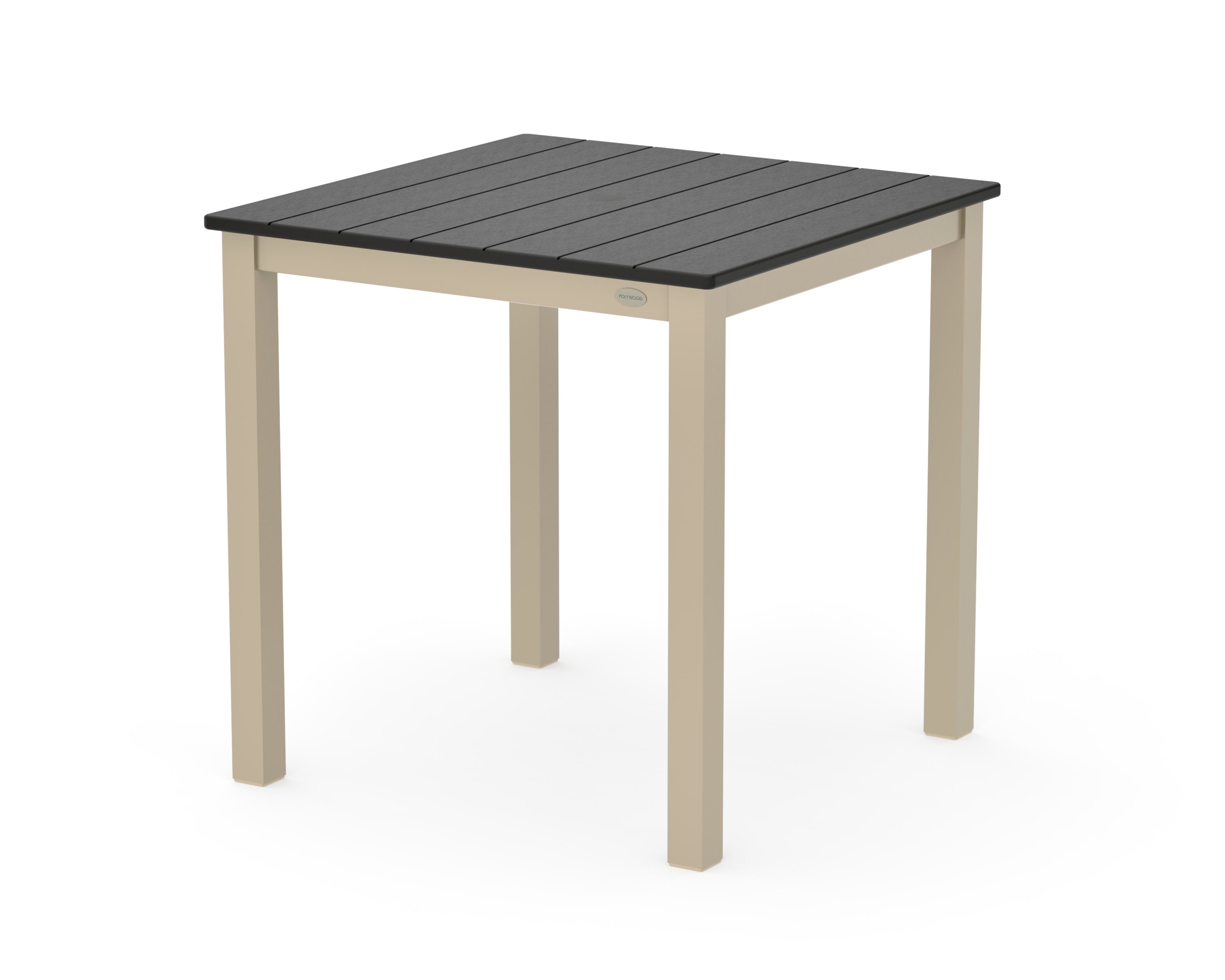 Main Street 30 x 30 Dining Table in Sand / Black