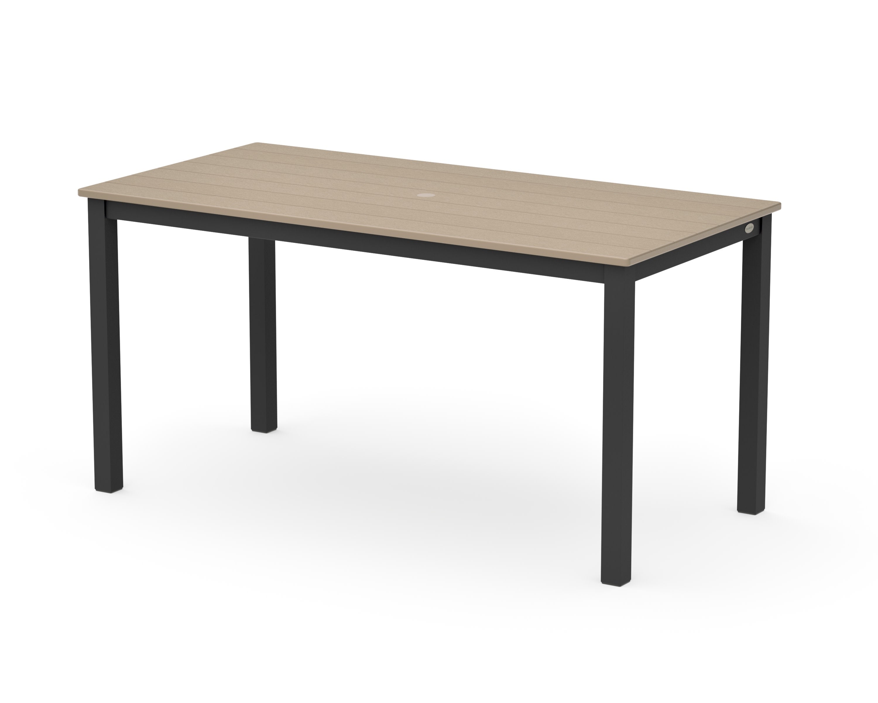 Main Street 30 x 60 Dining Table in Black / Vintage Sahara