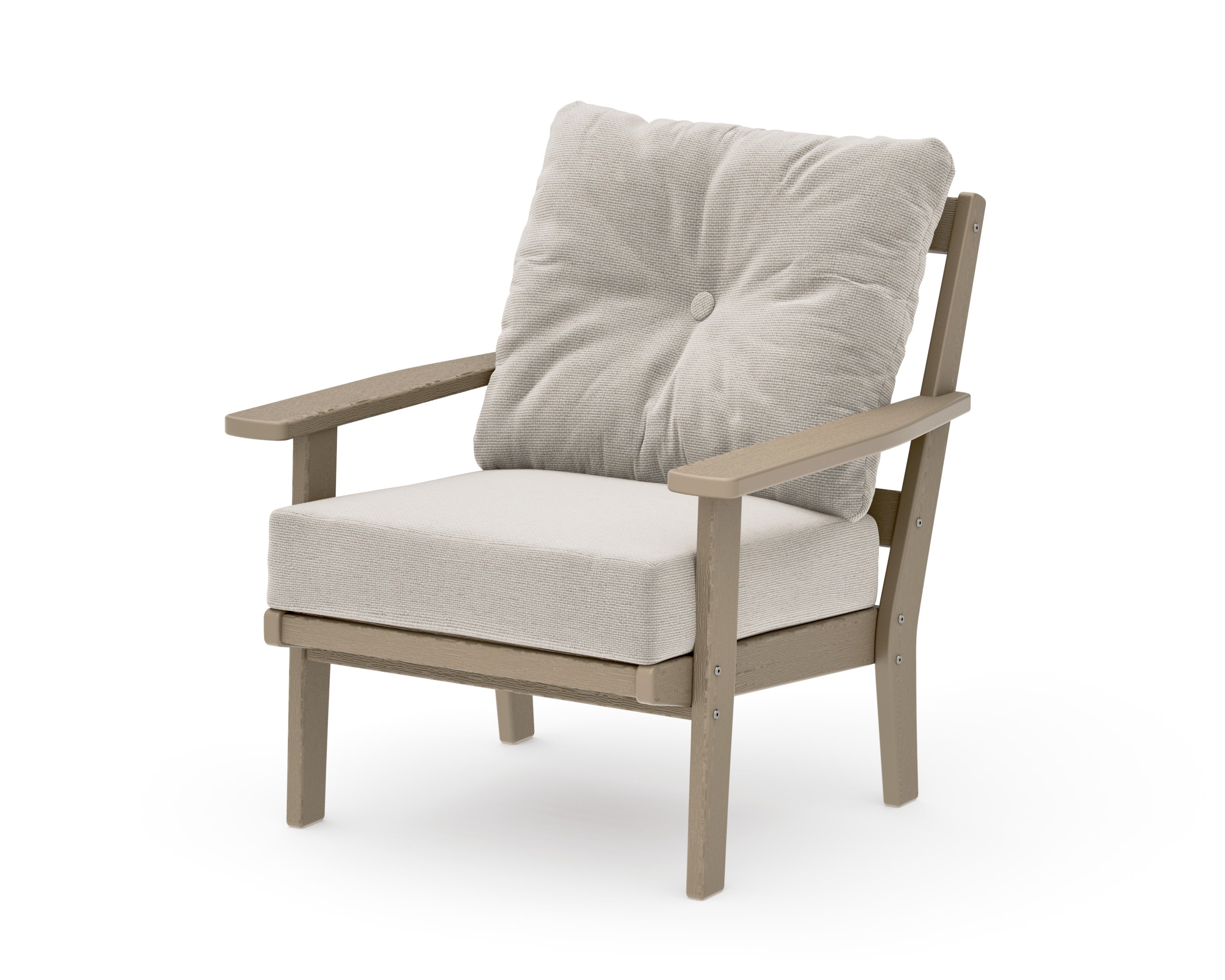 Prairie Deep Seating Chair in Vintage Sahara / Dune Burlap