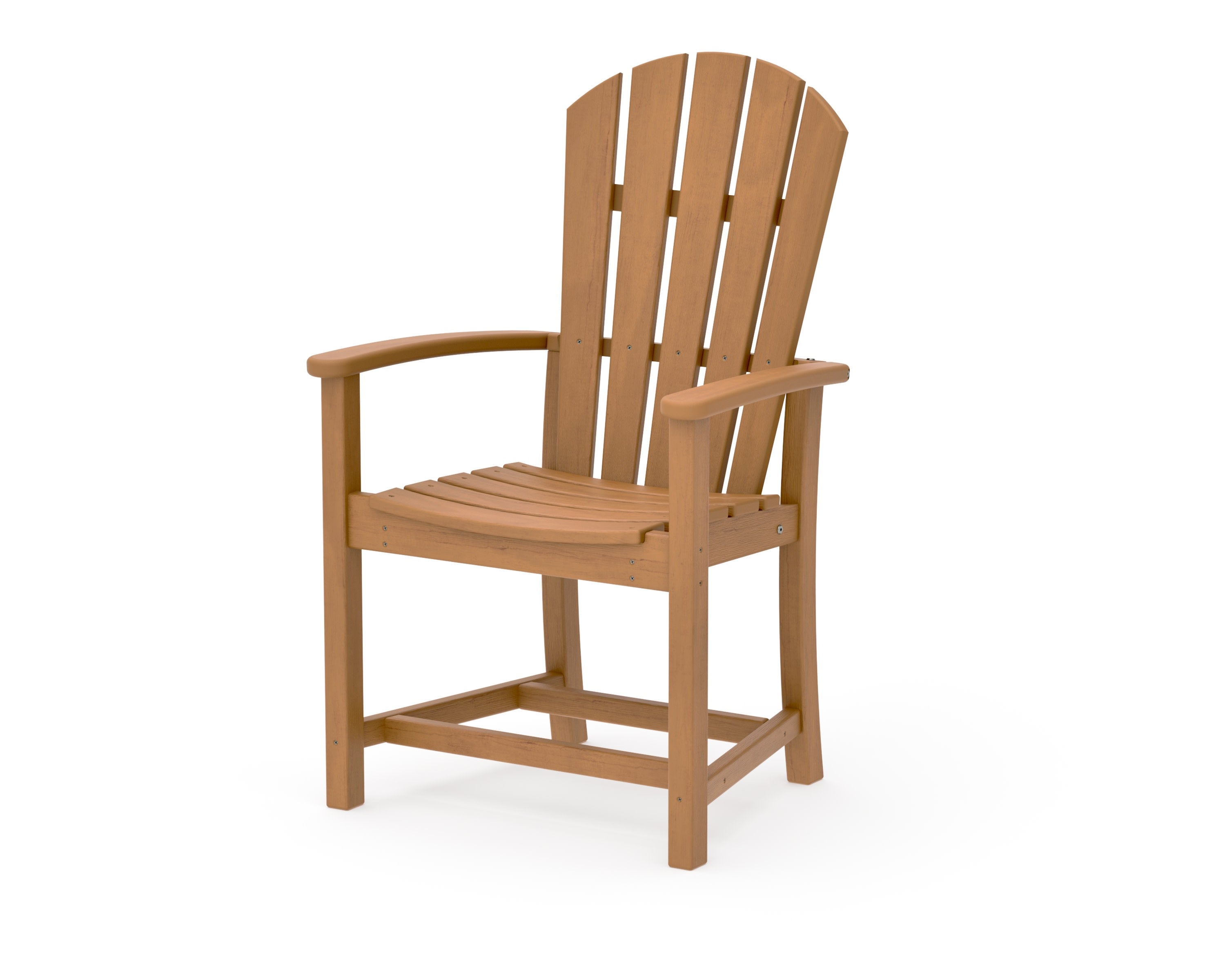 Palm Coast Upright Adirondack Chair in Natural
