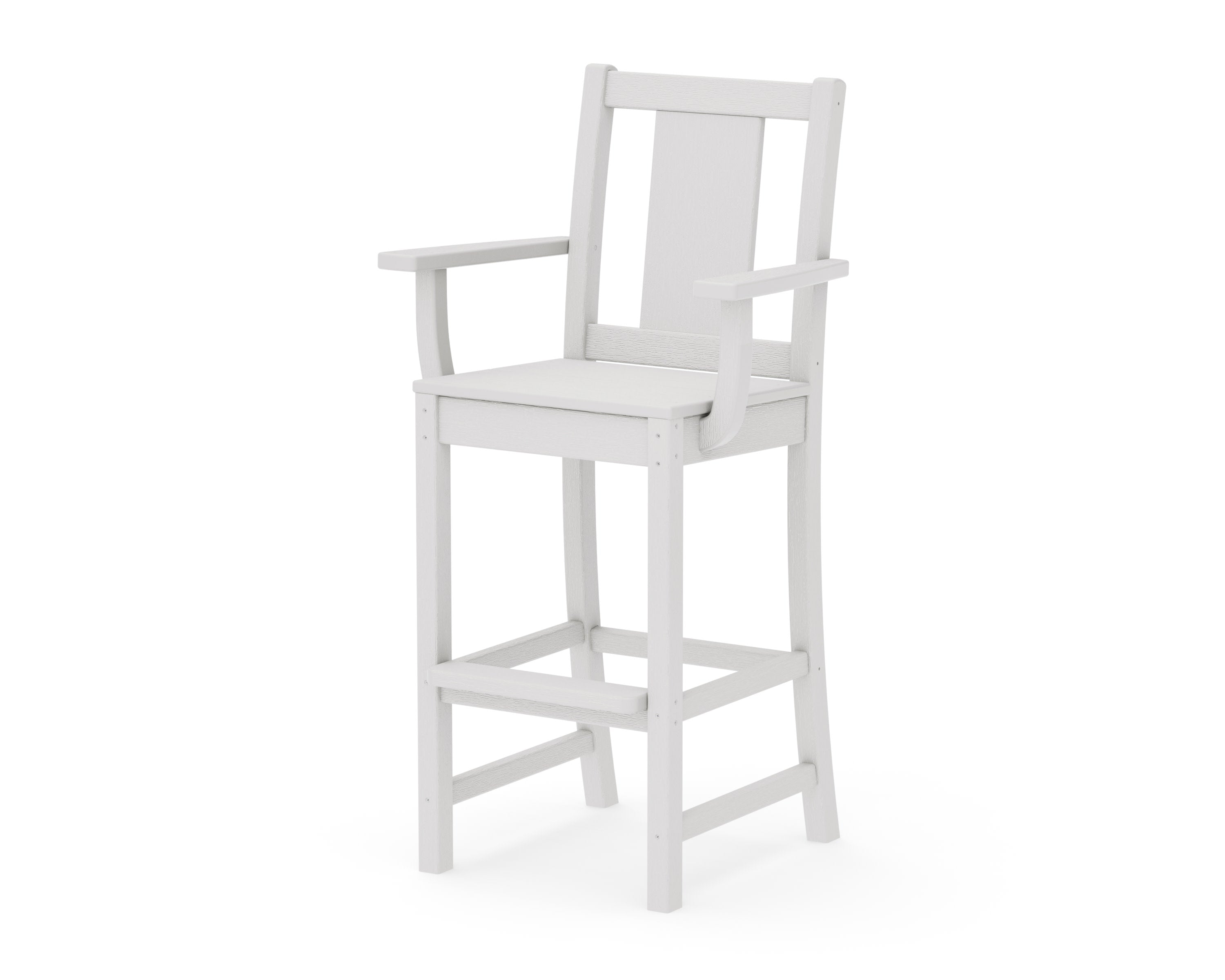 Prairie Bar Arm Chair in Vintage White