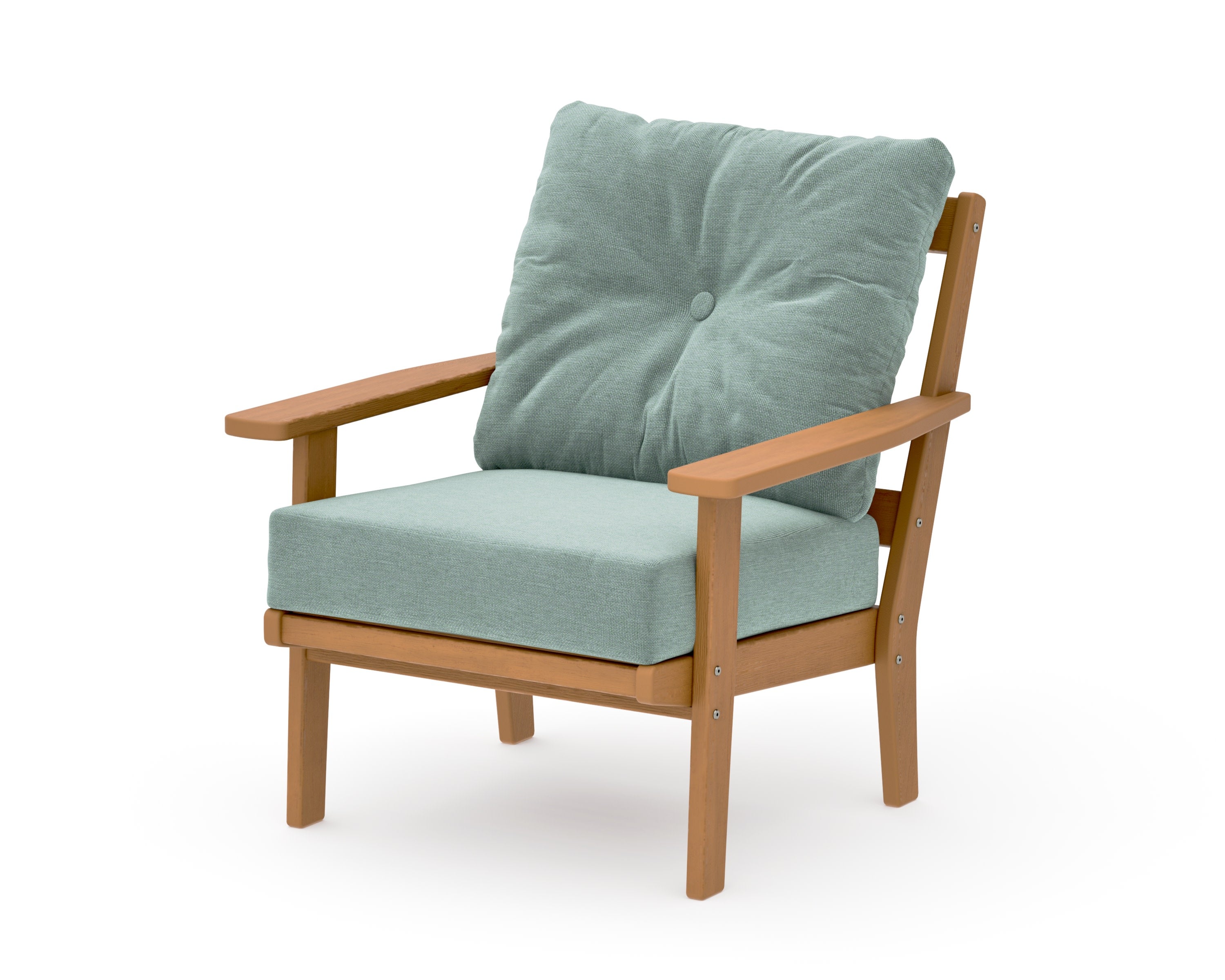 Prairie Deep Seating Chair in Natural / Glacier Spa