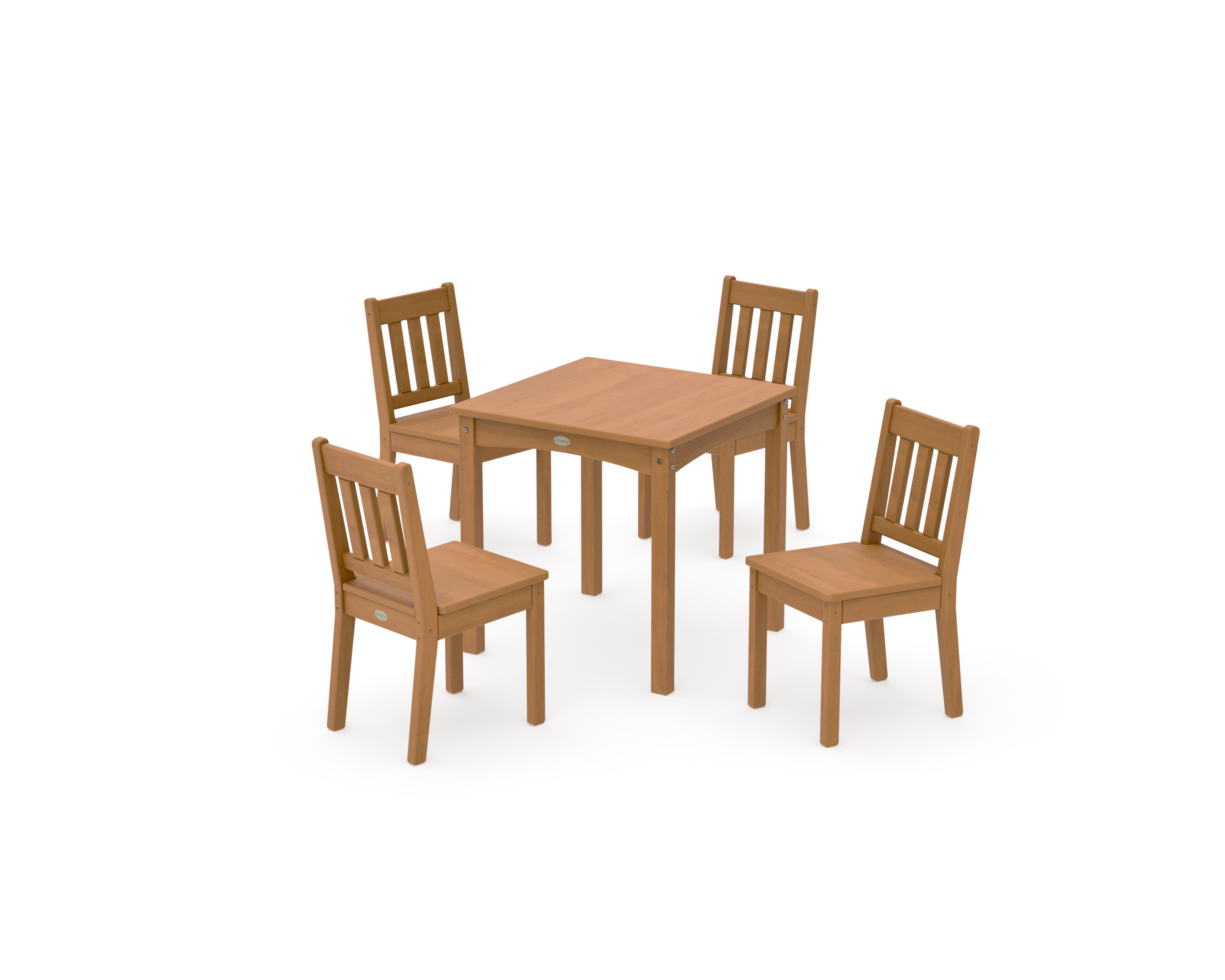 Vineyard Kids 5-Piece Dining Set in Natural