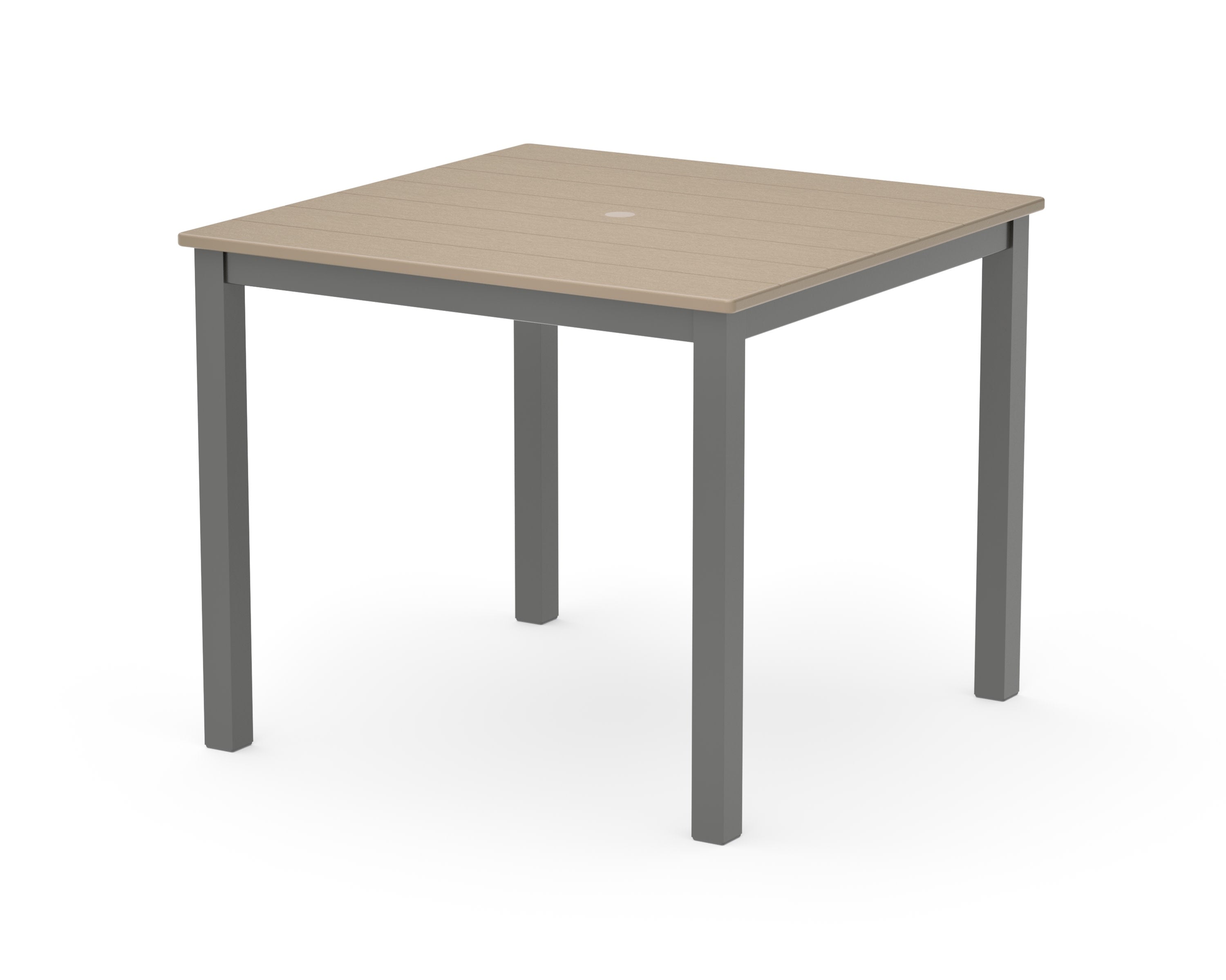 Main Street 36" x 36" Dining Table in Charcoal / Vintage Sahara