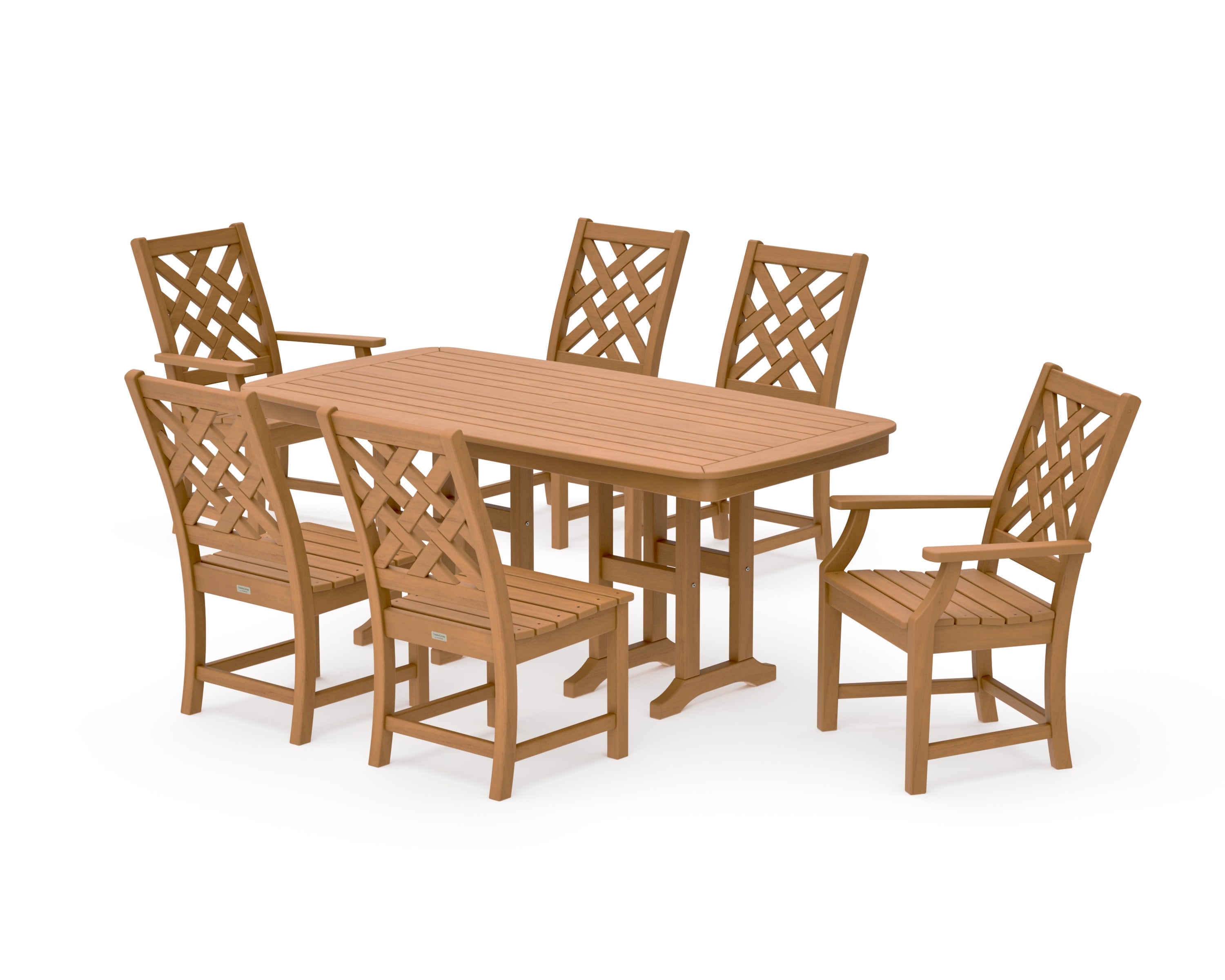 Wovendale 7-Piece Dining Set in Natural