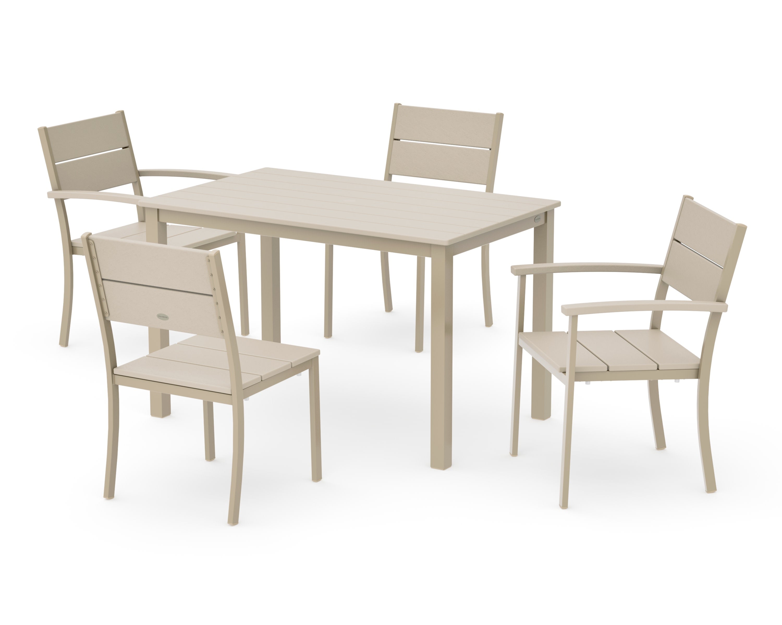 Main Street 5-Piece Dining Set in Sand / Sand