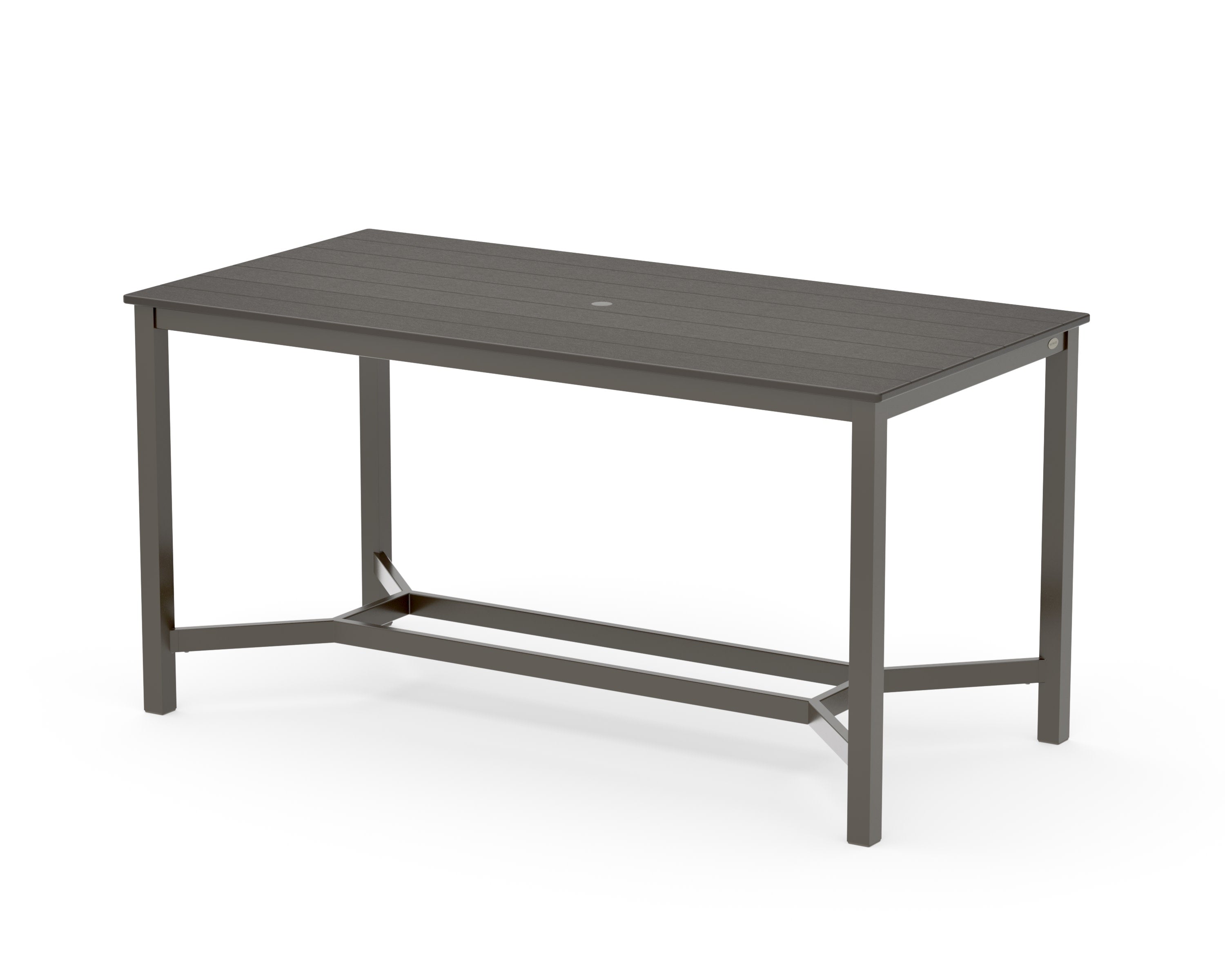 Main Street 36 x 72 Counter Table in Bronze / Vintage Coffee