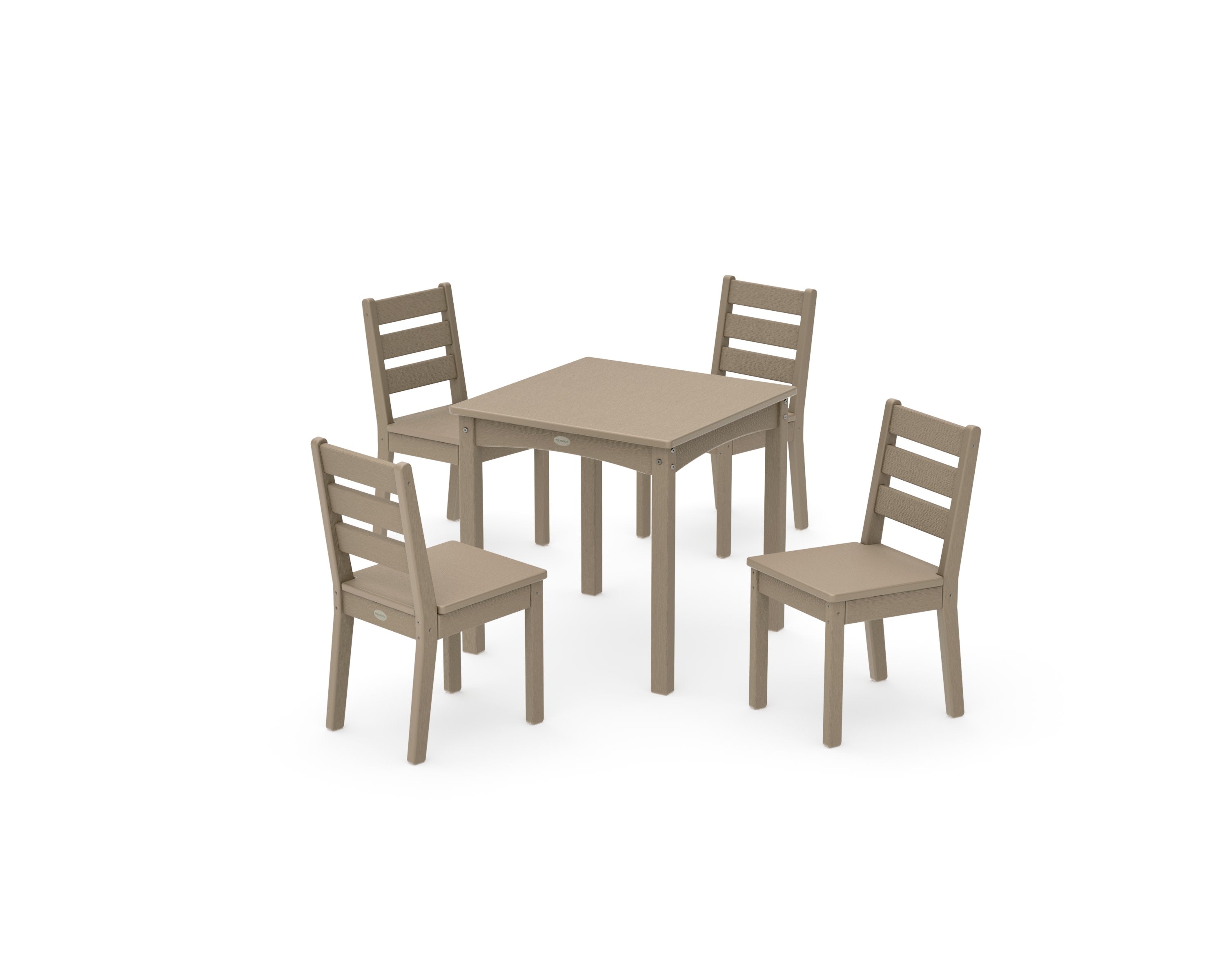 Lakeside Kids 5-Piece Dining Set in Vintage Sahara