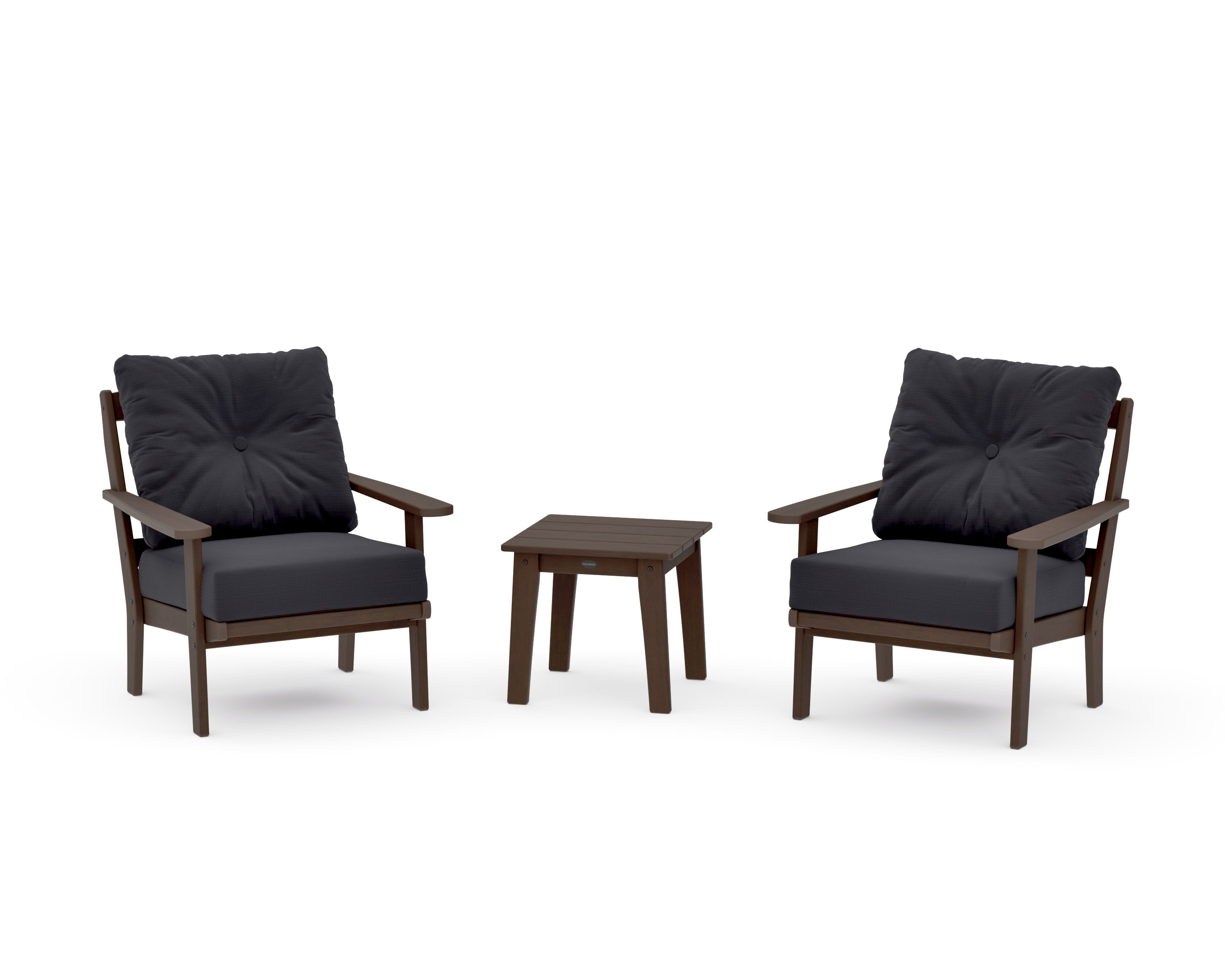 Mission 3-Piece Deep Seating Set in Kona / Midnight Linen