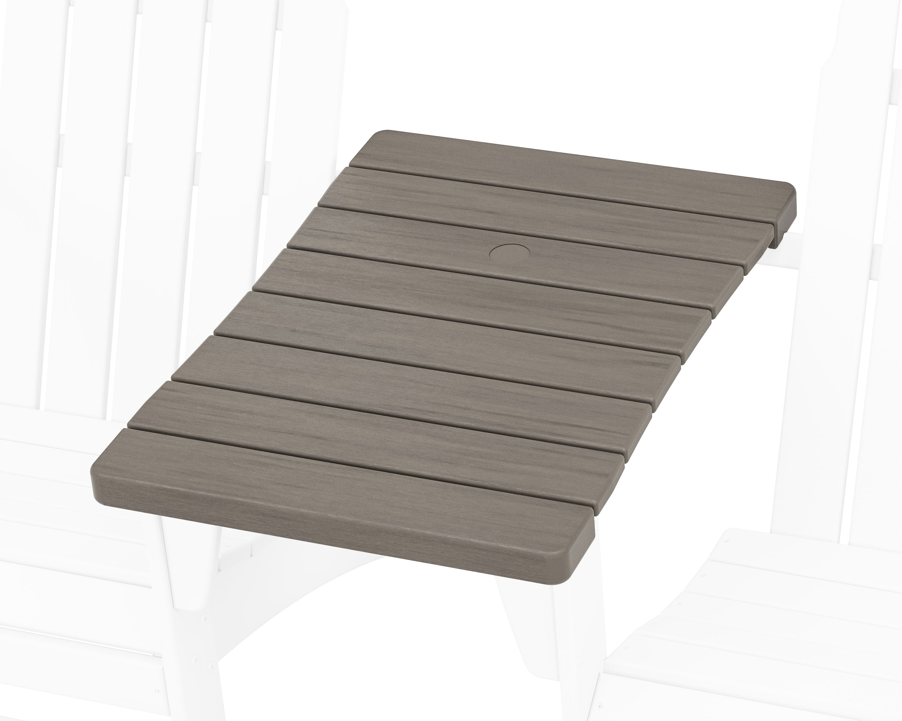 400 Series Straight Adirondack Connecting Table in Driftwood