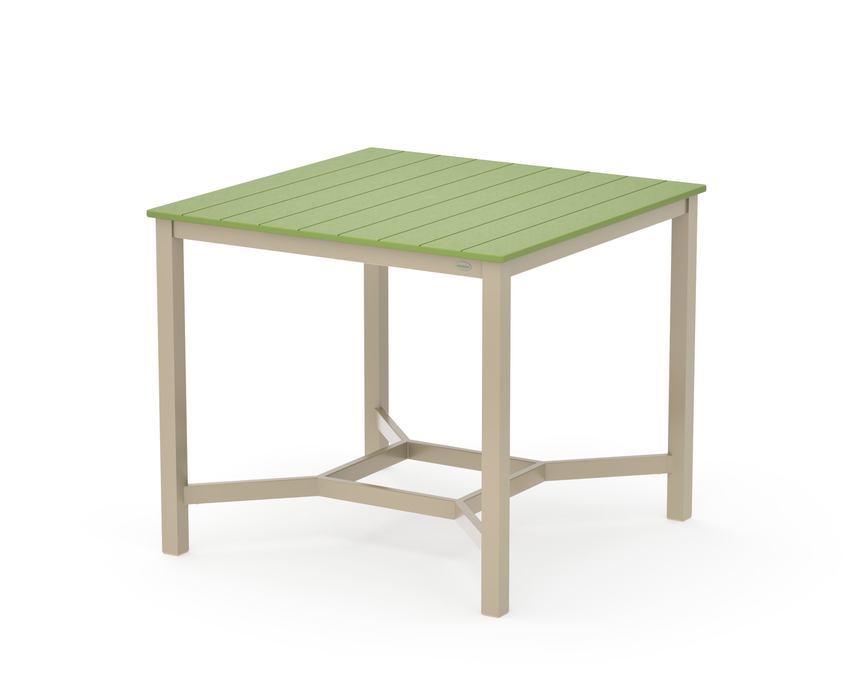 Main Street 42 x 42 Counter Table in Sand / Lime