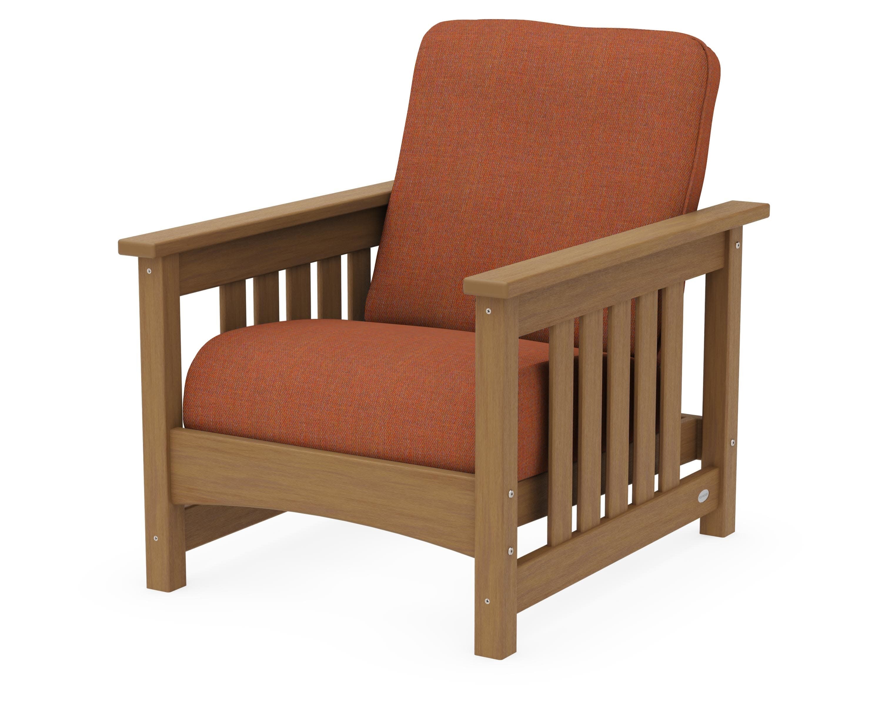 Club Mission Chair in Natural / Play Adobe