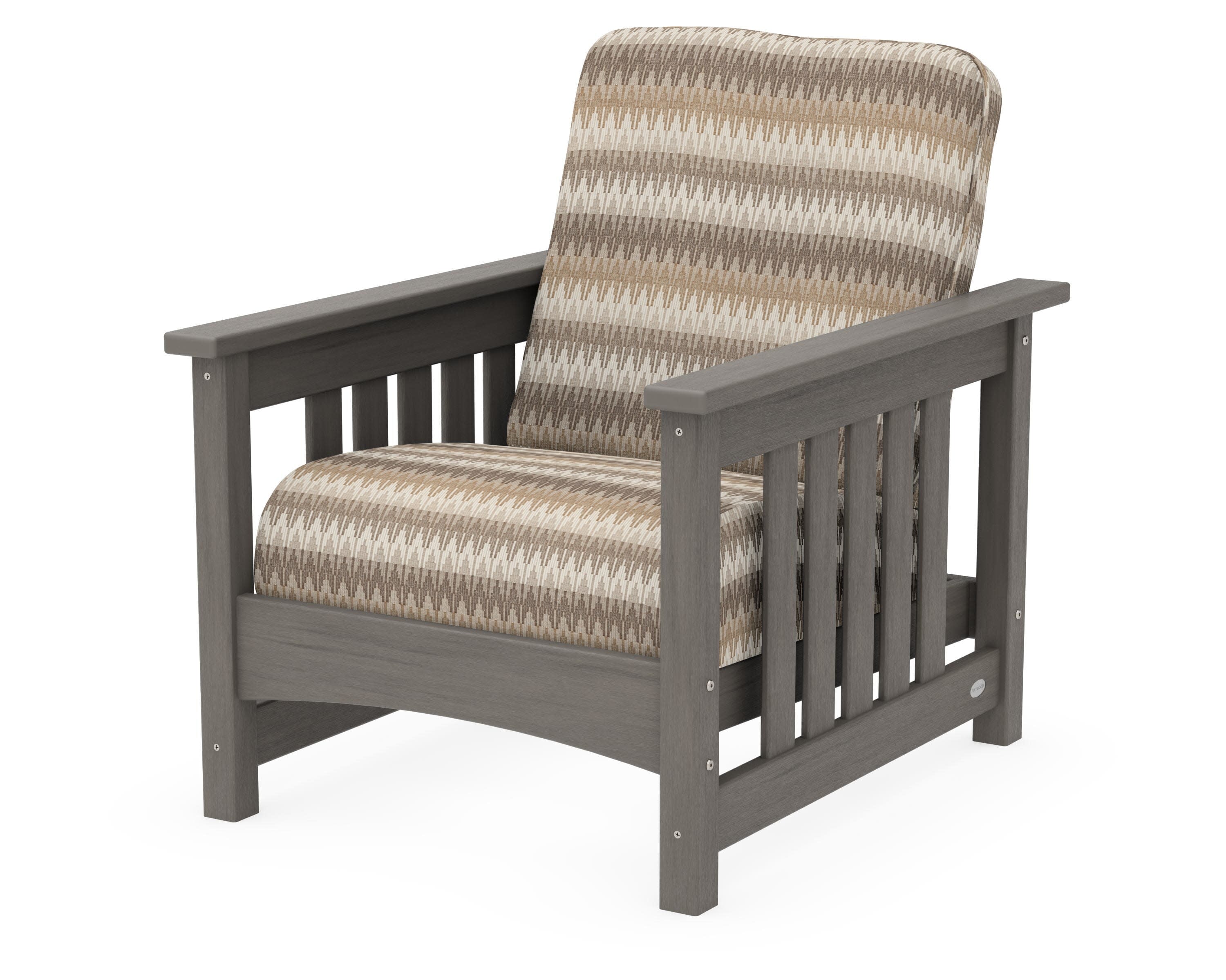 Club Mission Chair in Driftwood / Valley Dune