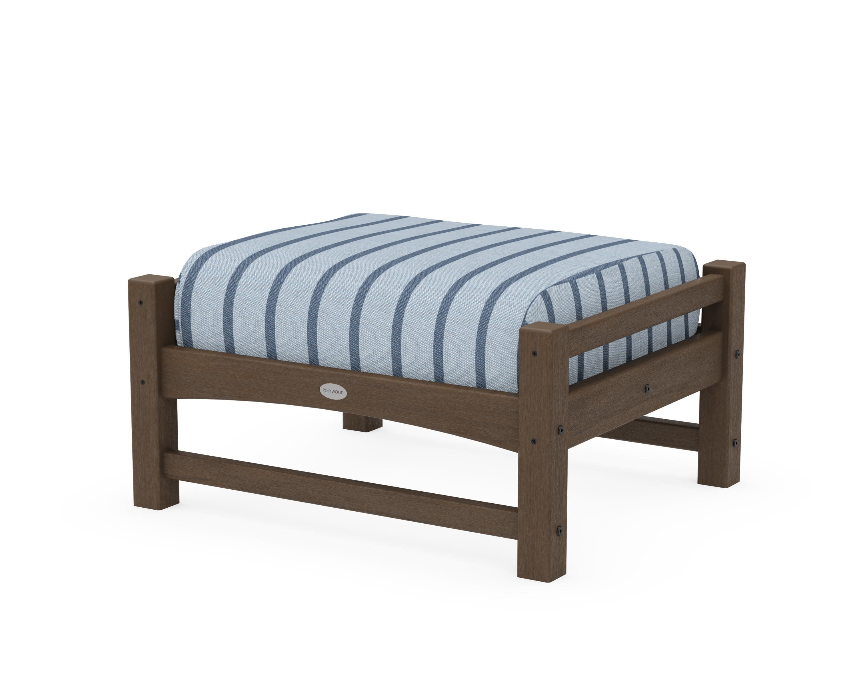 Club Ottoman in Kona / Unwind Sky
