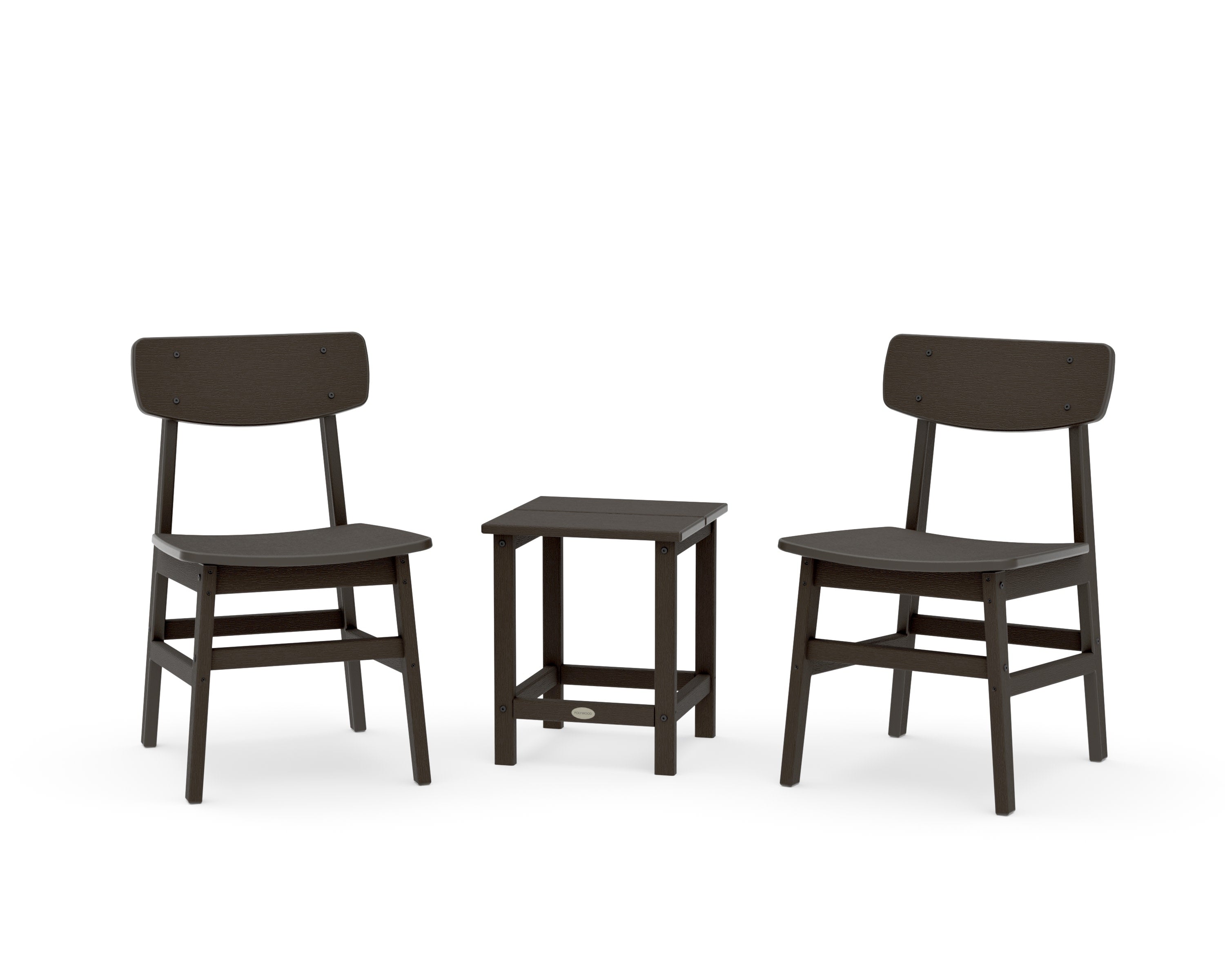Modern Studio Urban Chair 3-Piece Seating Set in Vintage Coffee