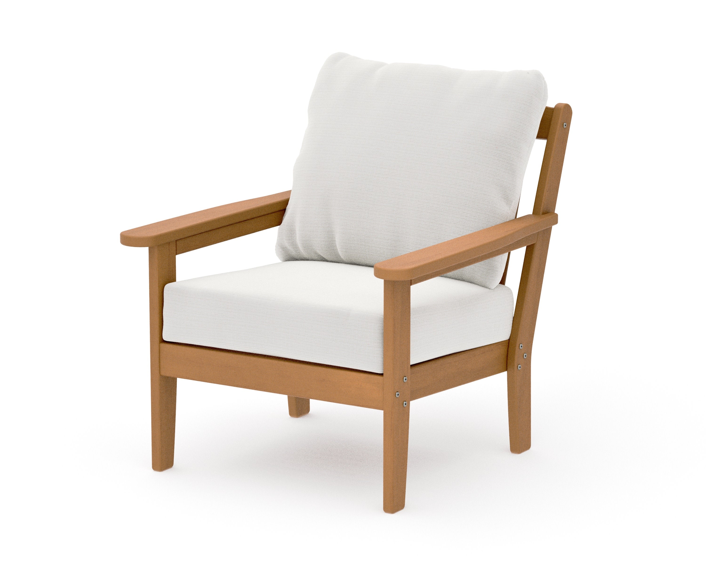 Cottage Deep Seating Chair in Natural / Natural Linen