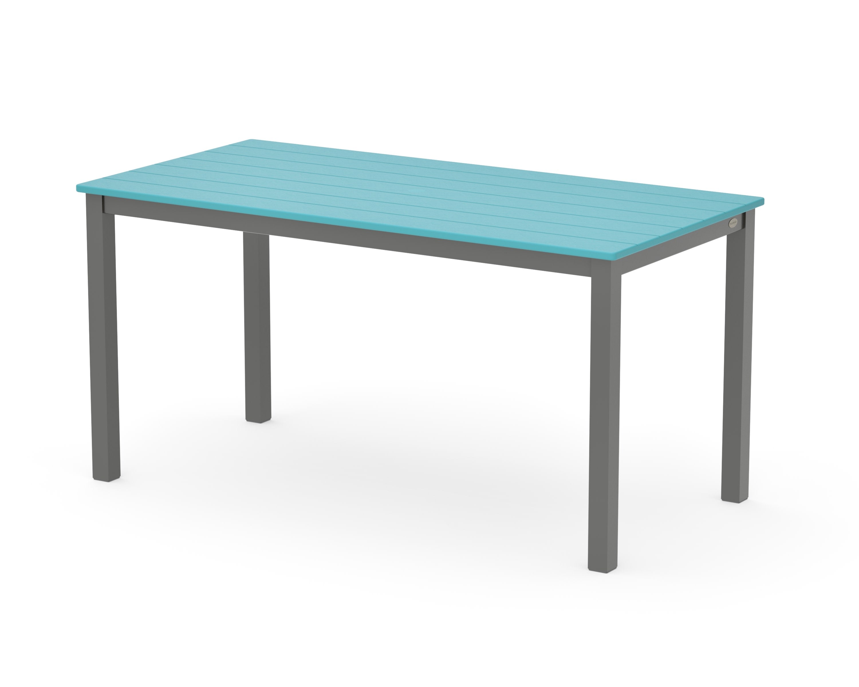 Main Street 30 x 60 Dining Table in Charcoal / Aruba