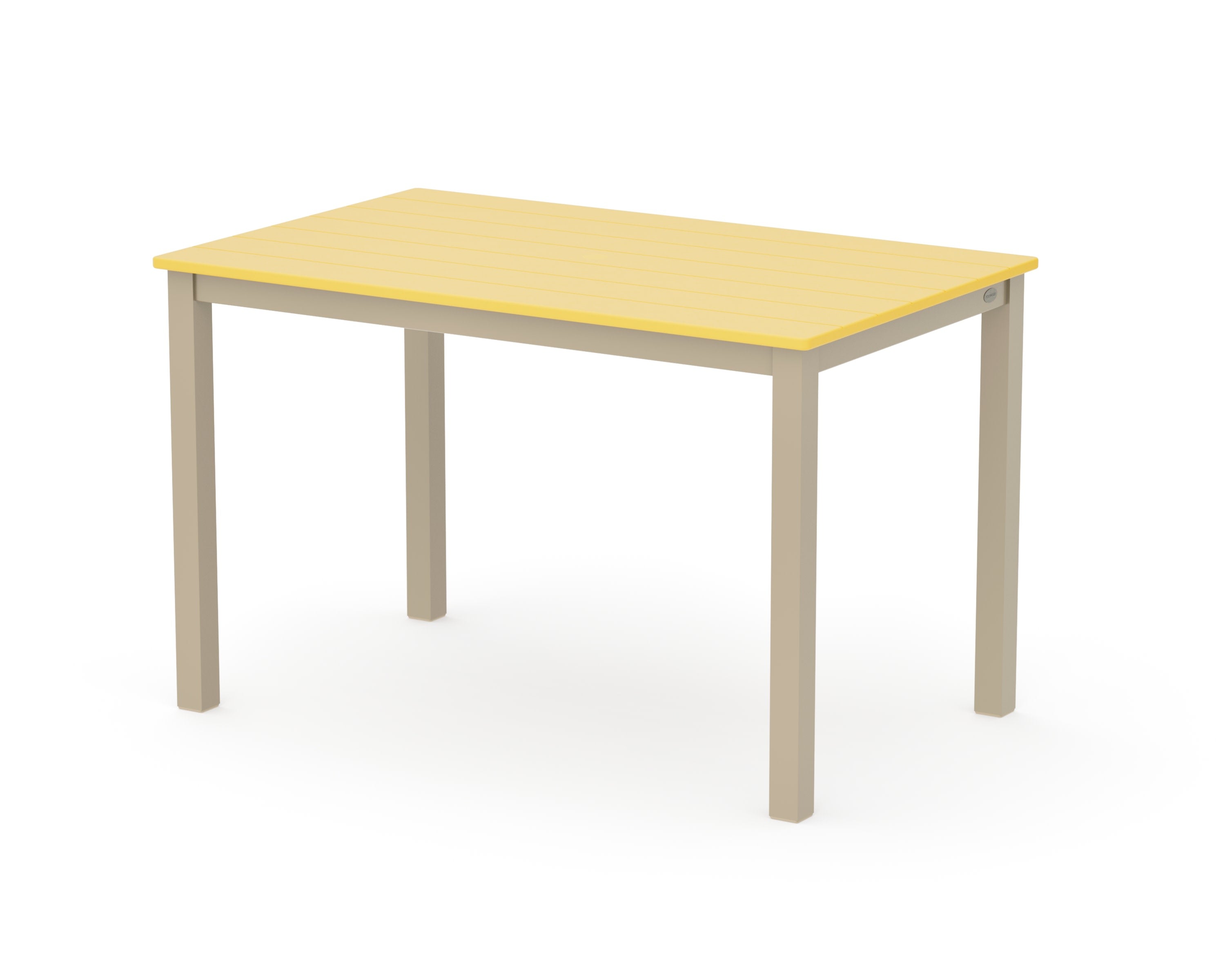Main Street 30 x 48 Dining Table in Sand / Lemon