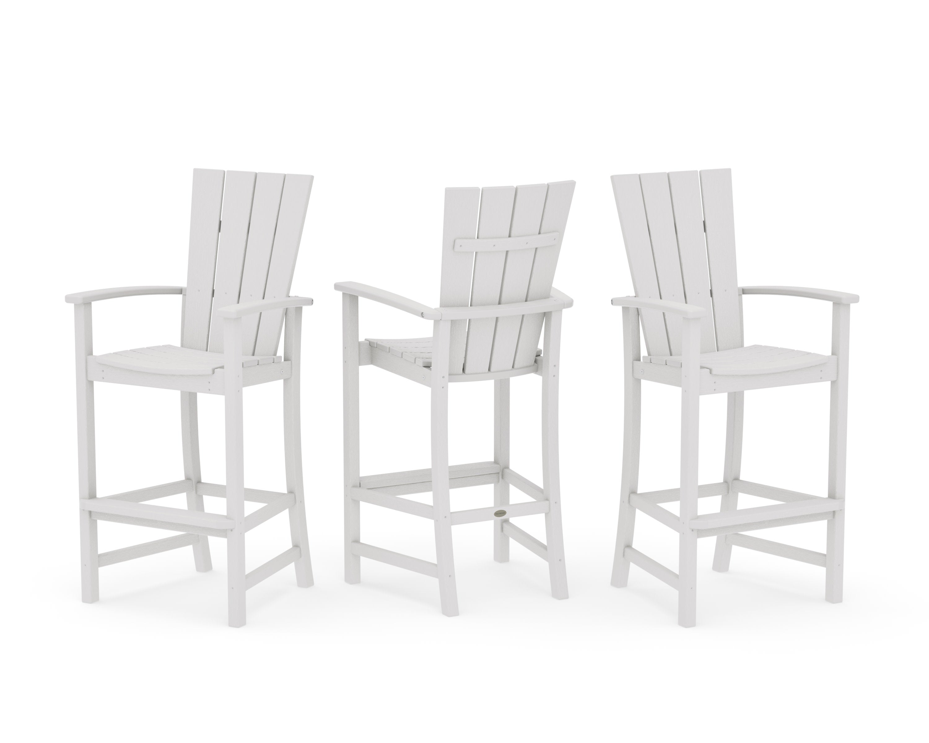 Quattro 3-Piece Bar Set in Vintage White