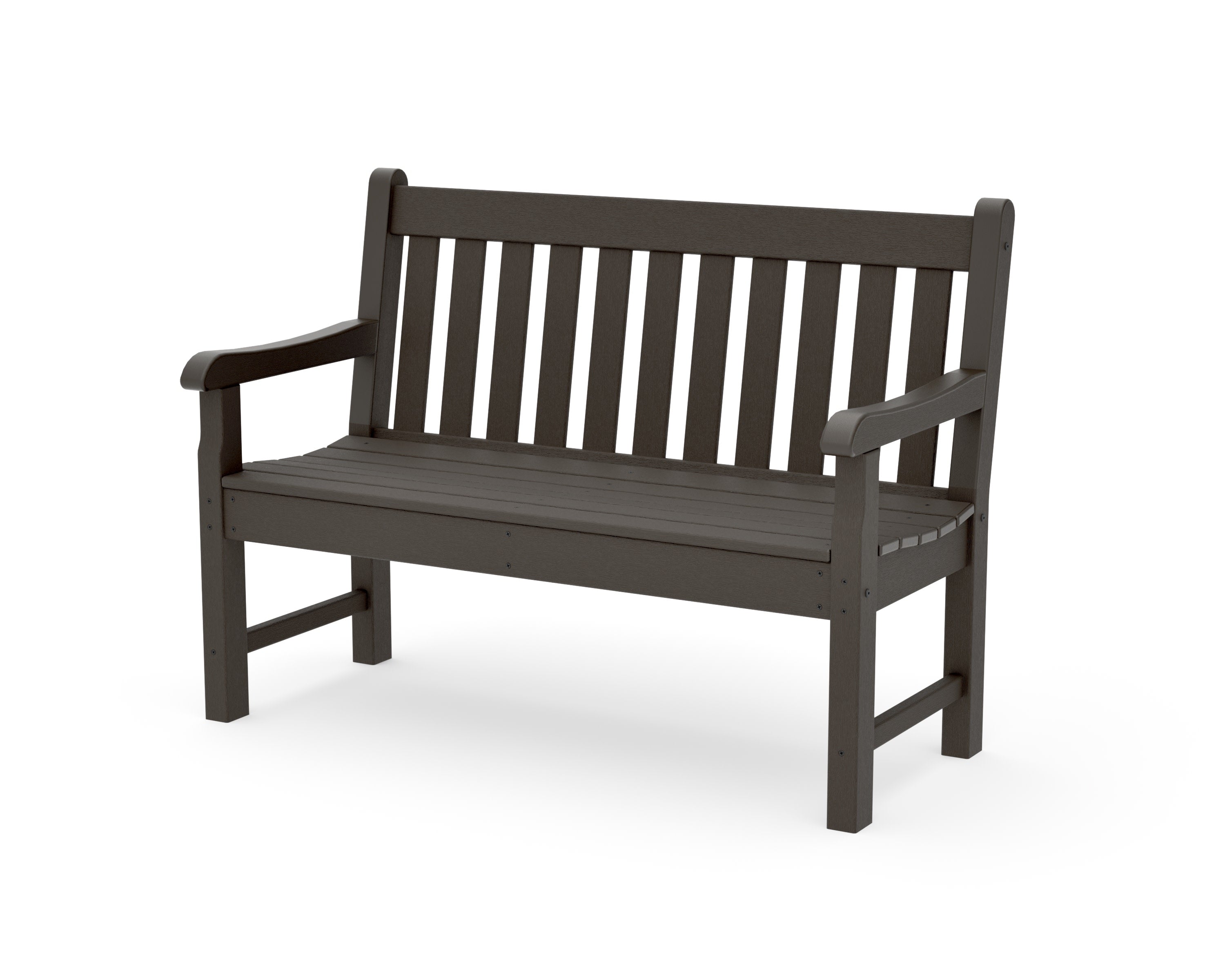 Rockford 48" Bench in Vintage Coffee