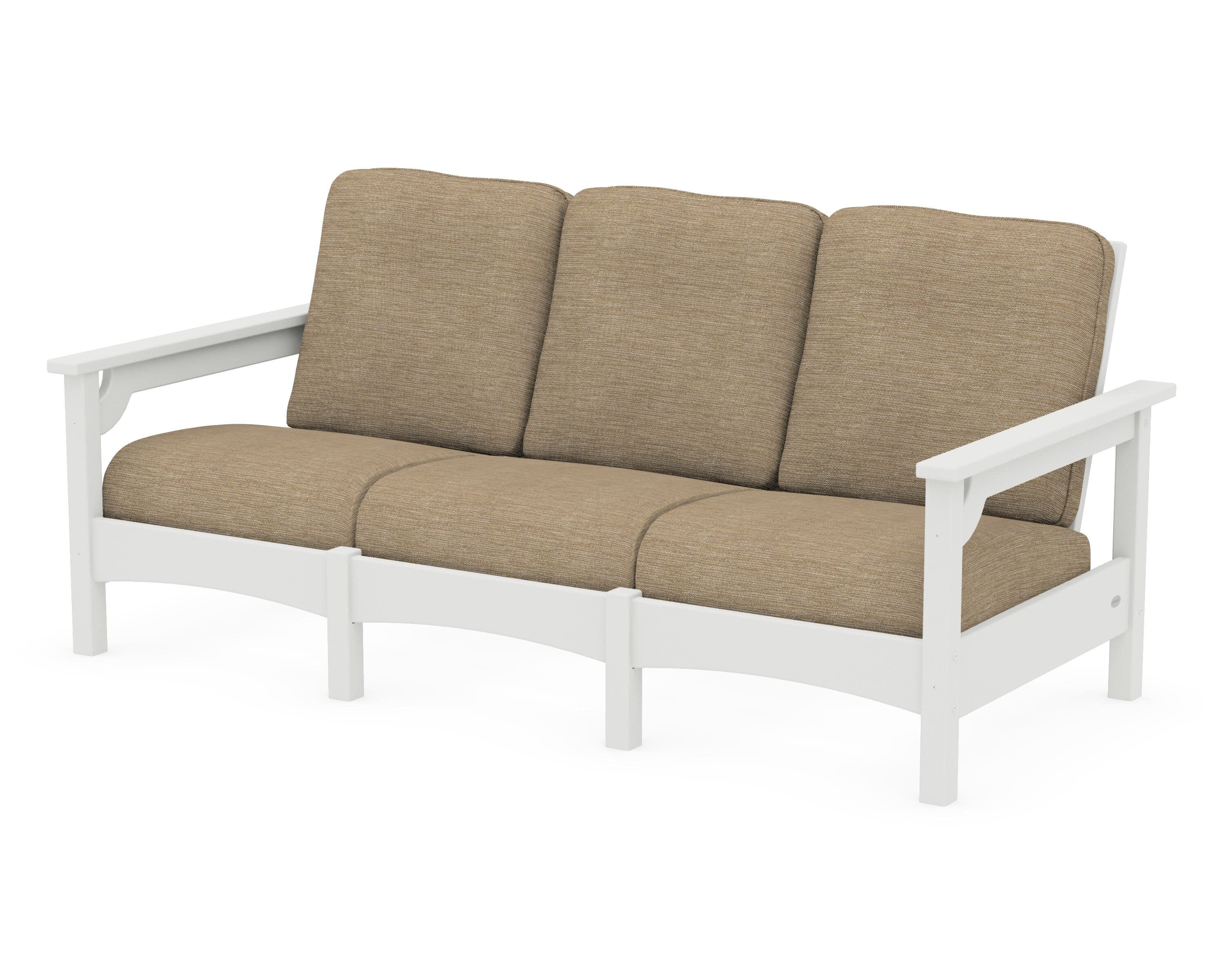 Club Sofa in Vintage White / Charmer Desert