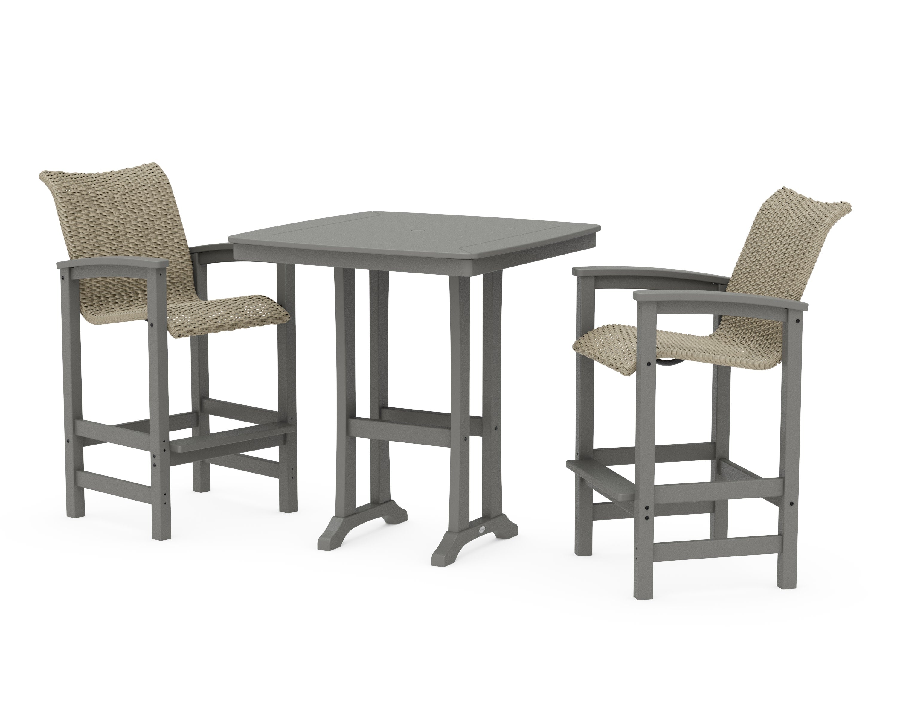 Coastal Woven 3-Piece Bar Set