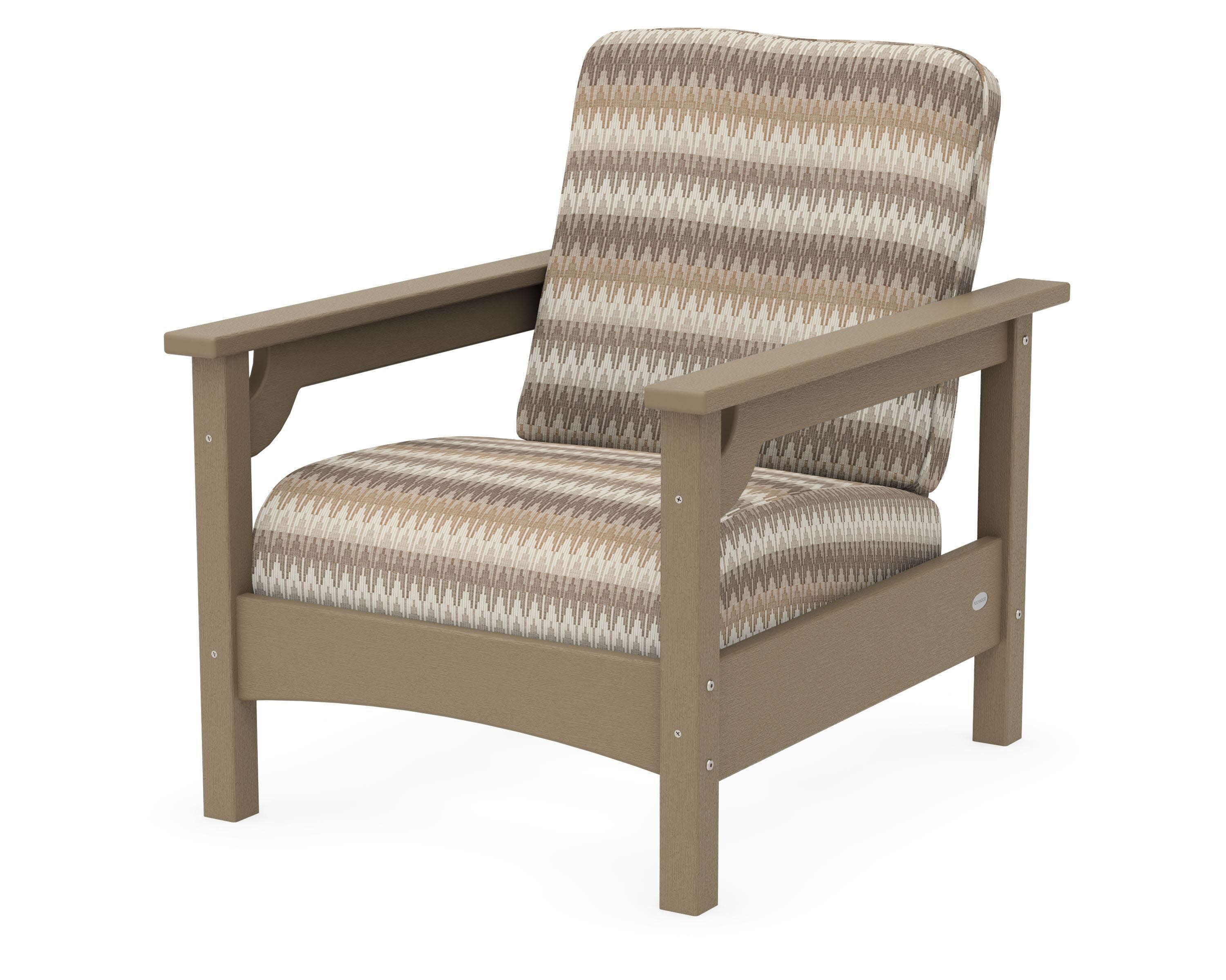 Club Chair in Vintage Sahara / Valley Dune