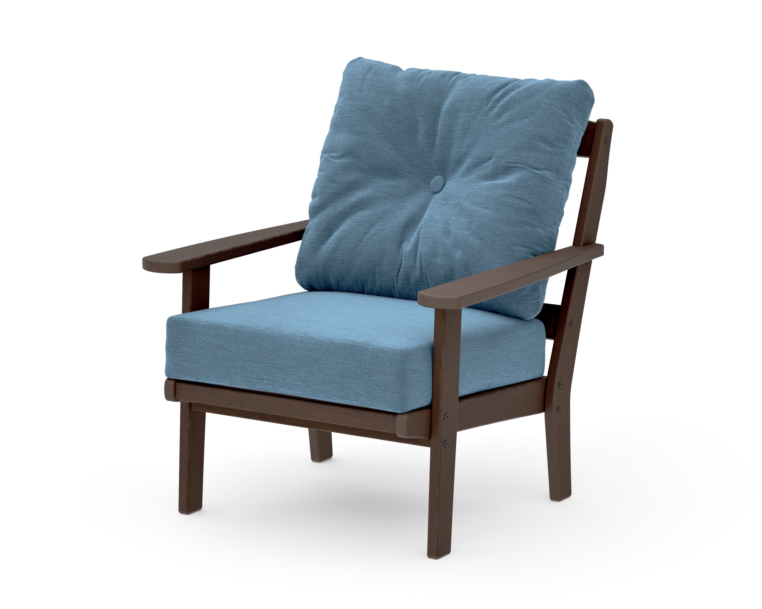 Mission Deep Seating Chair in Kona / Sky Blue