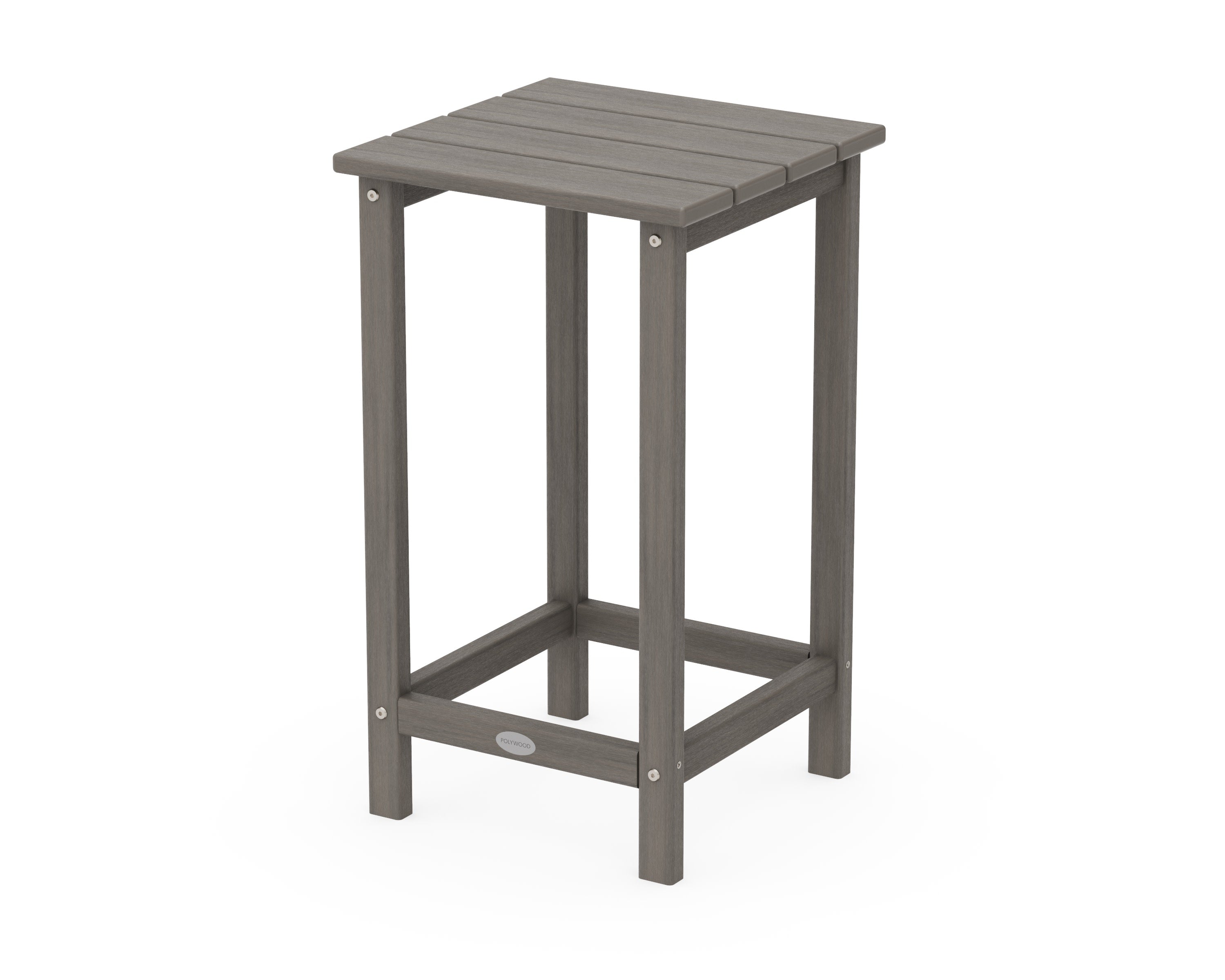Long Island 26" Counter Side Table in Driftwood