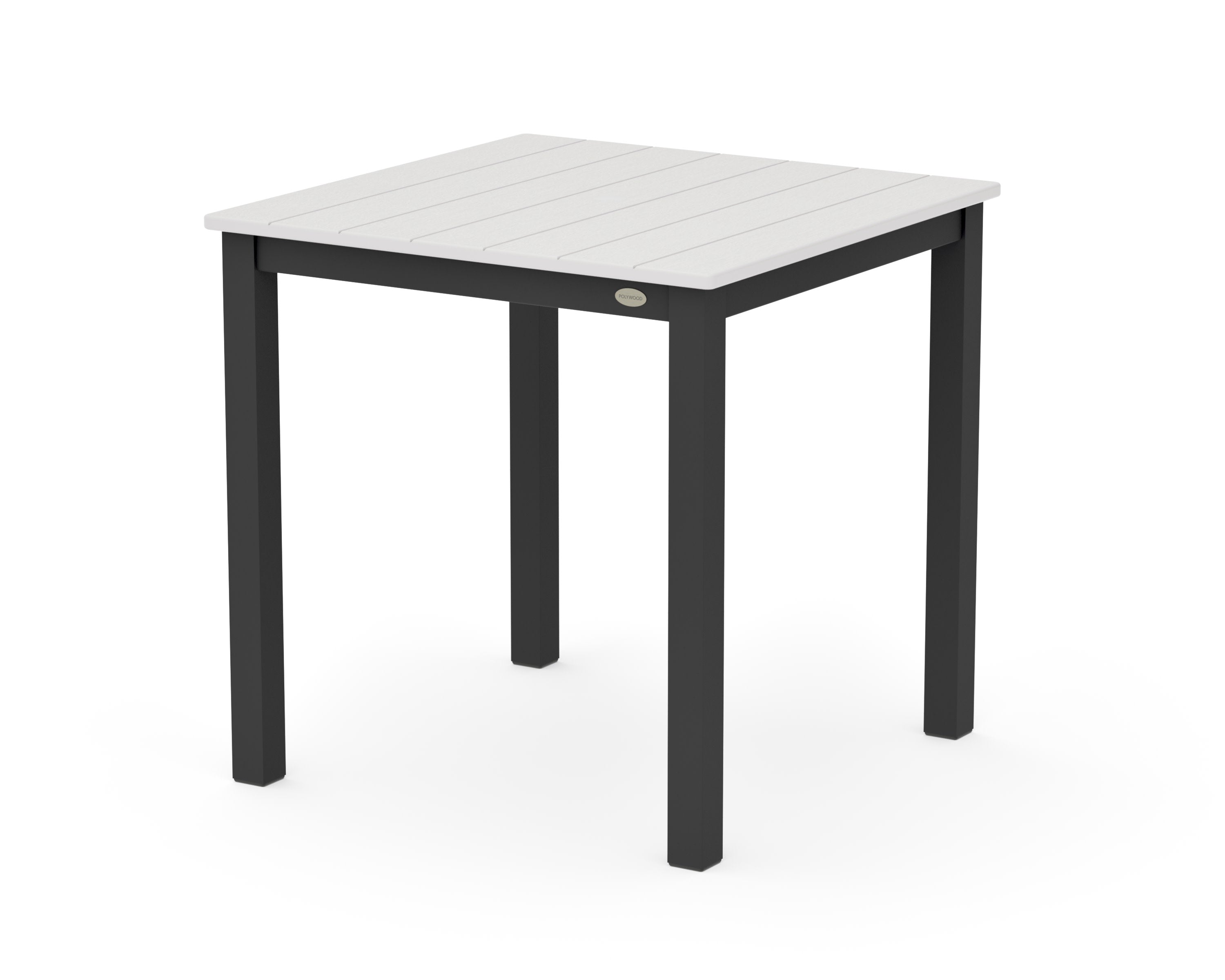 Main Street 30 x 30 Dining Table in Black / Vintage White