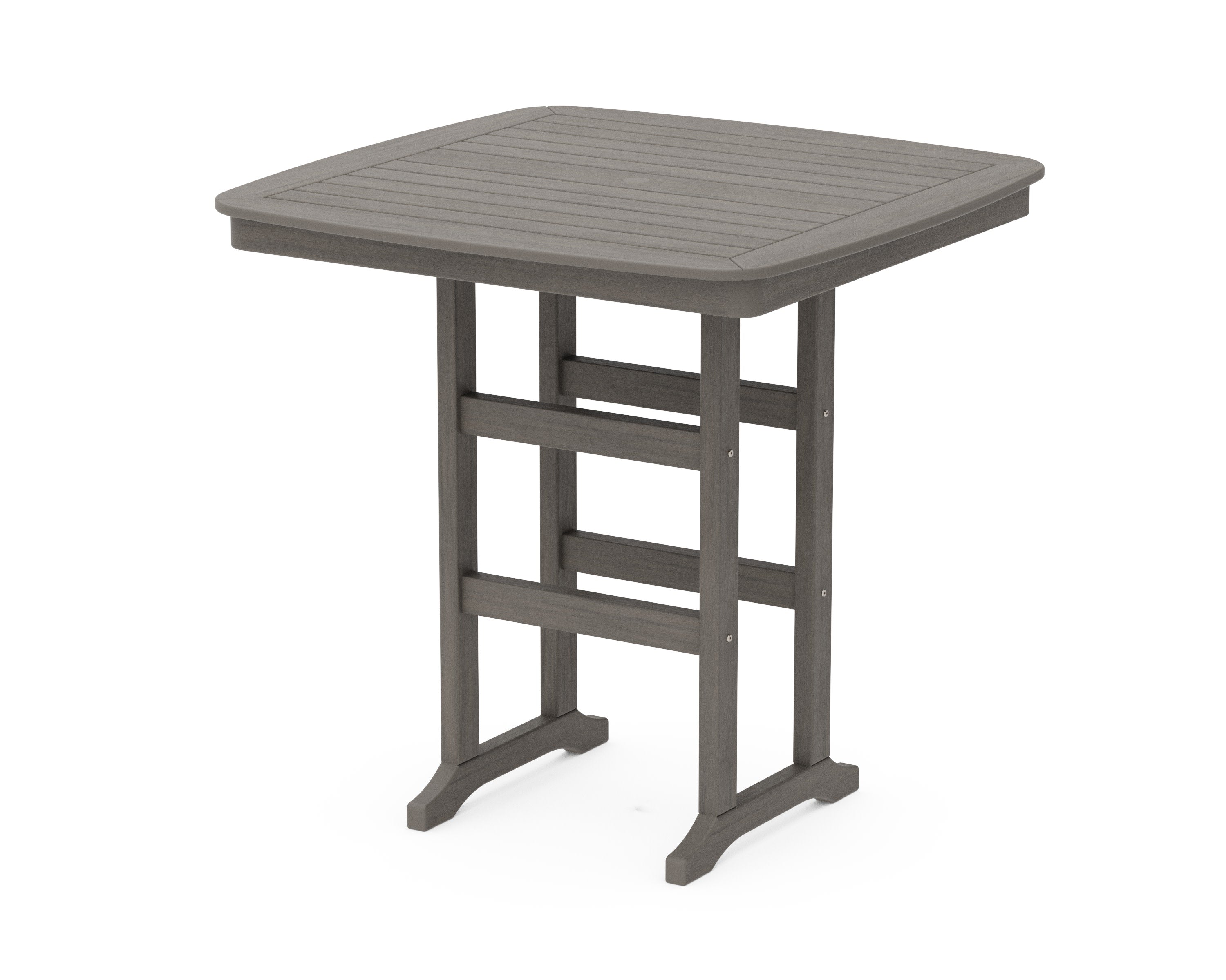 Nautical 44" Bar Table in Driftwood