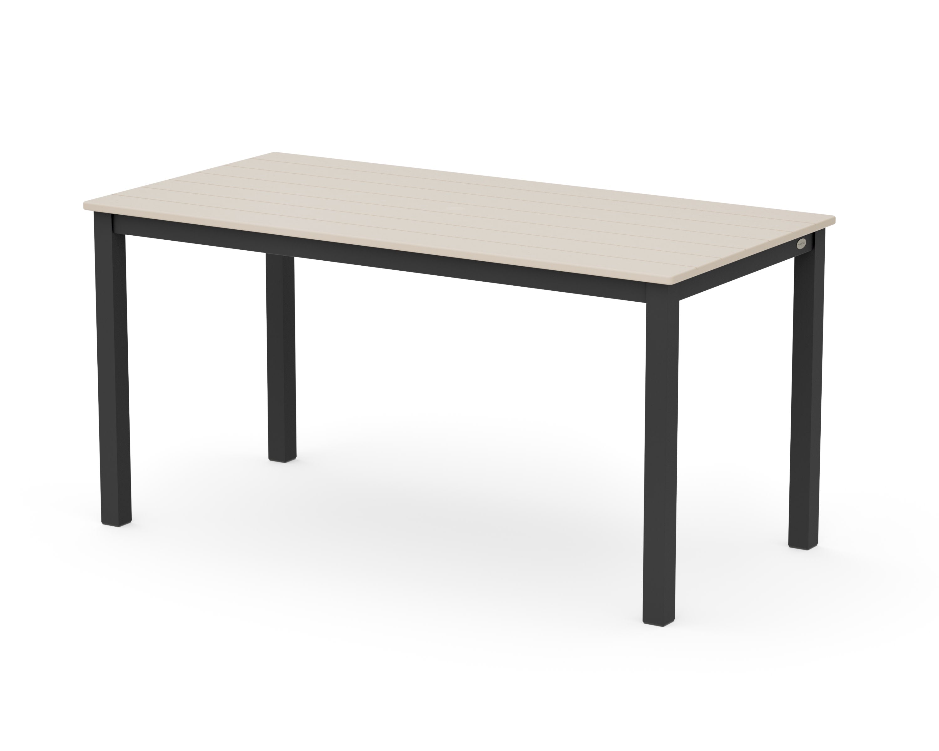 Main Street 30 x 60 Dining Table in Black / Sand