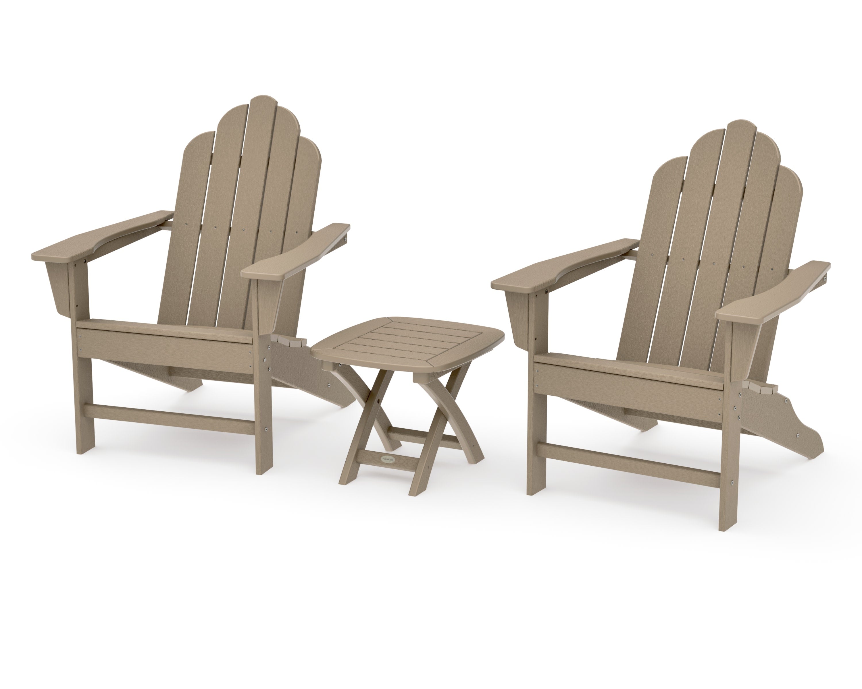 Long Island Adirondack 3-Piece Set in Vintage Sahara