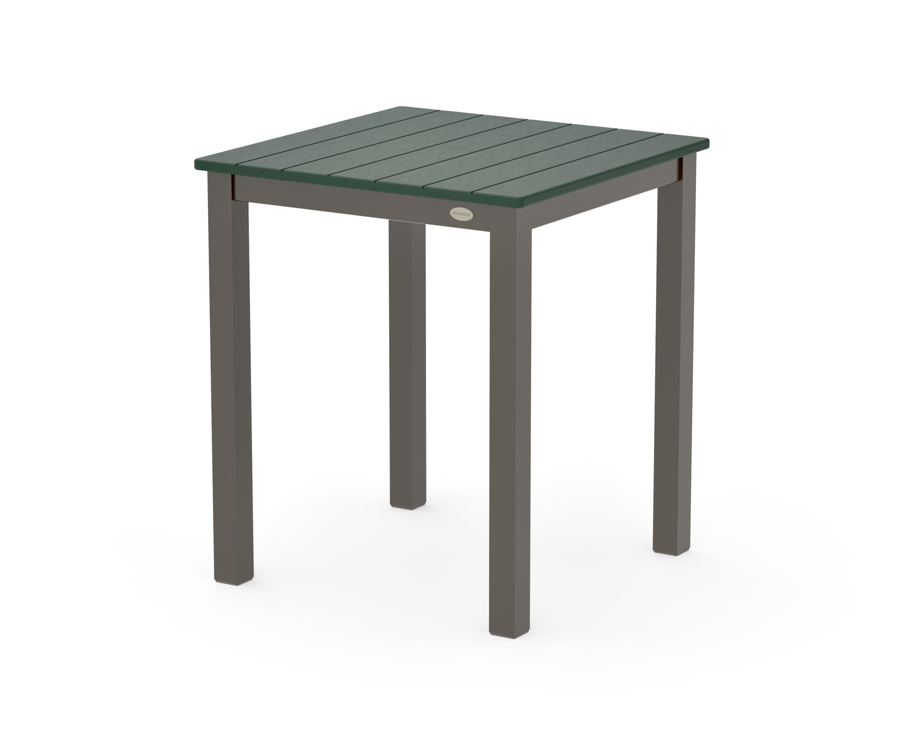 Main Street 26 x 26 Dining Table in Bronze / Green