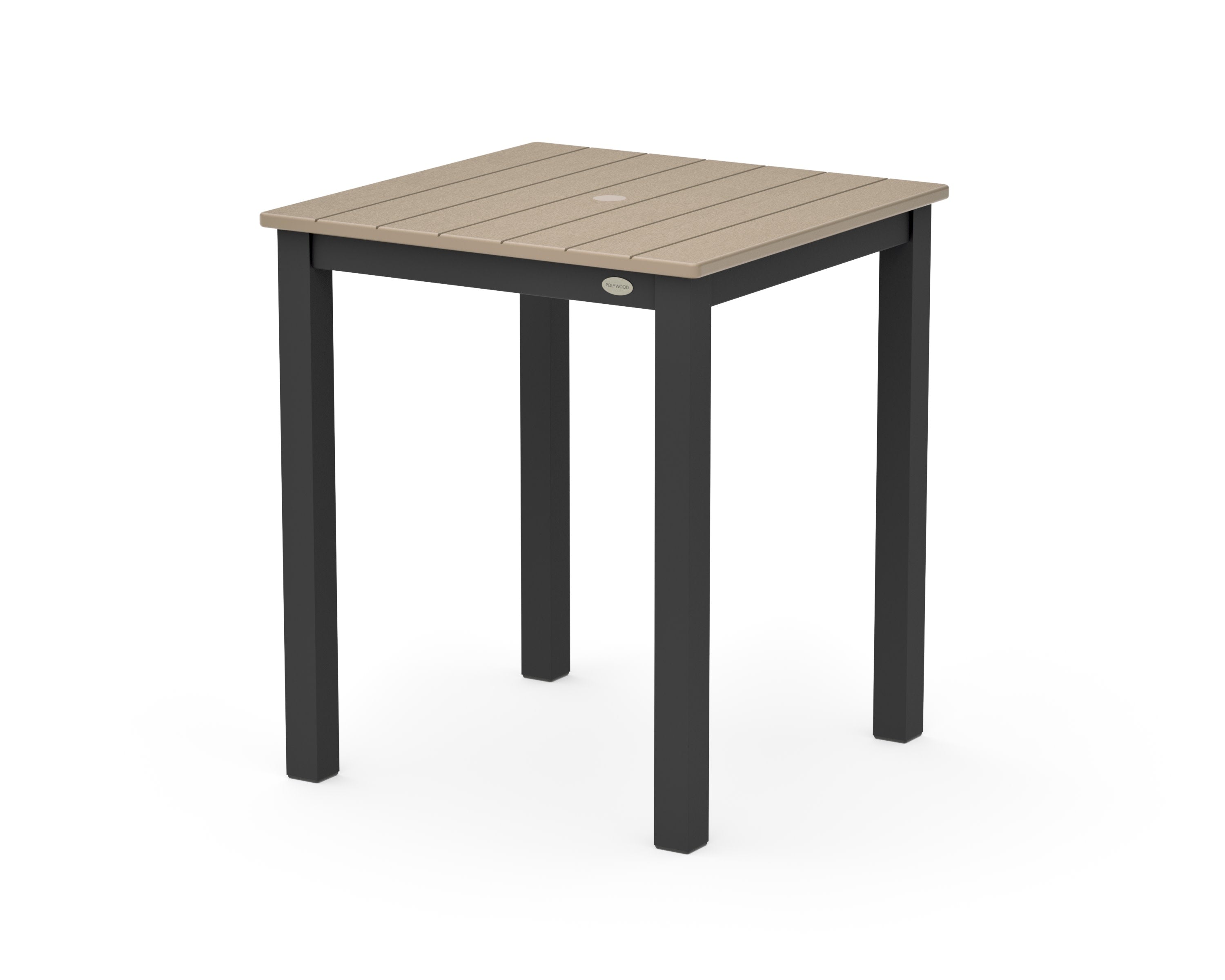 Main Street 26 x 26 Dining Table in Black / Vintage Sahara