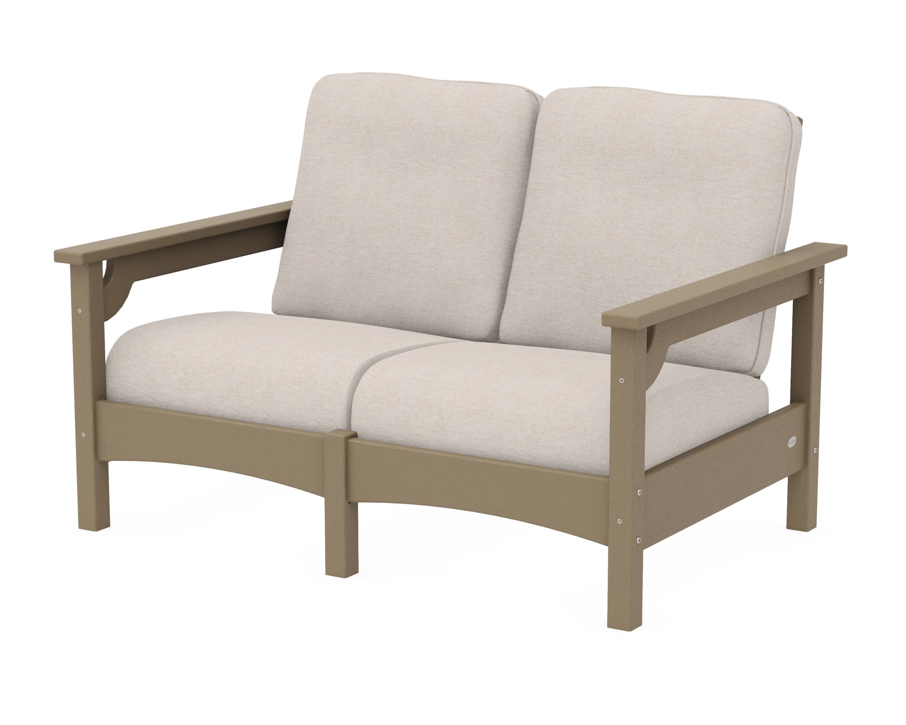 Club Loveseat in Vintage Sahara / Nuance Cloud