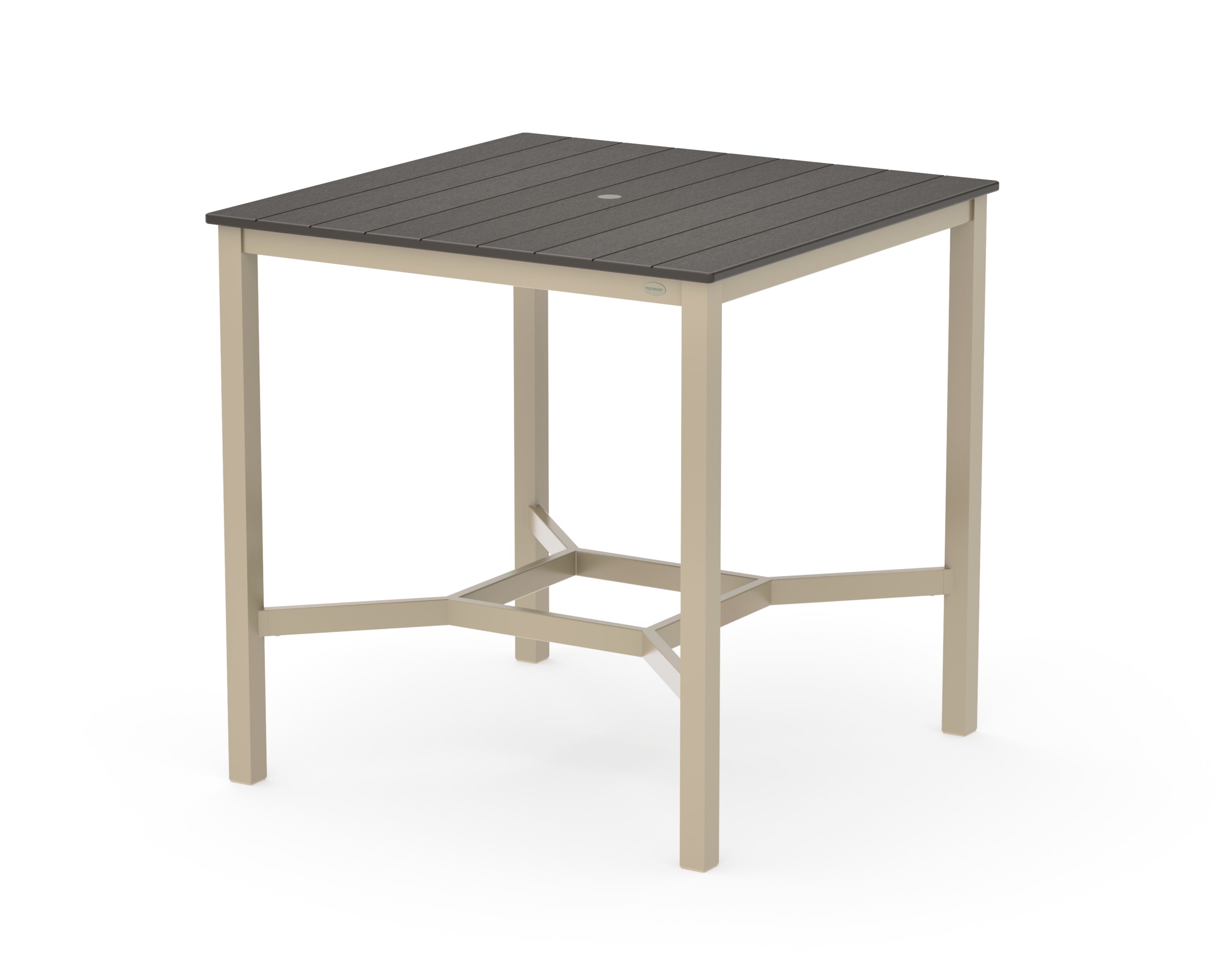 Main Street 42 x 42 Bar Table in Sand / Vintage Coffee