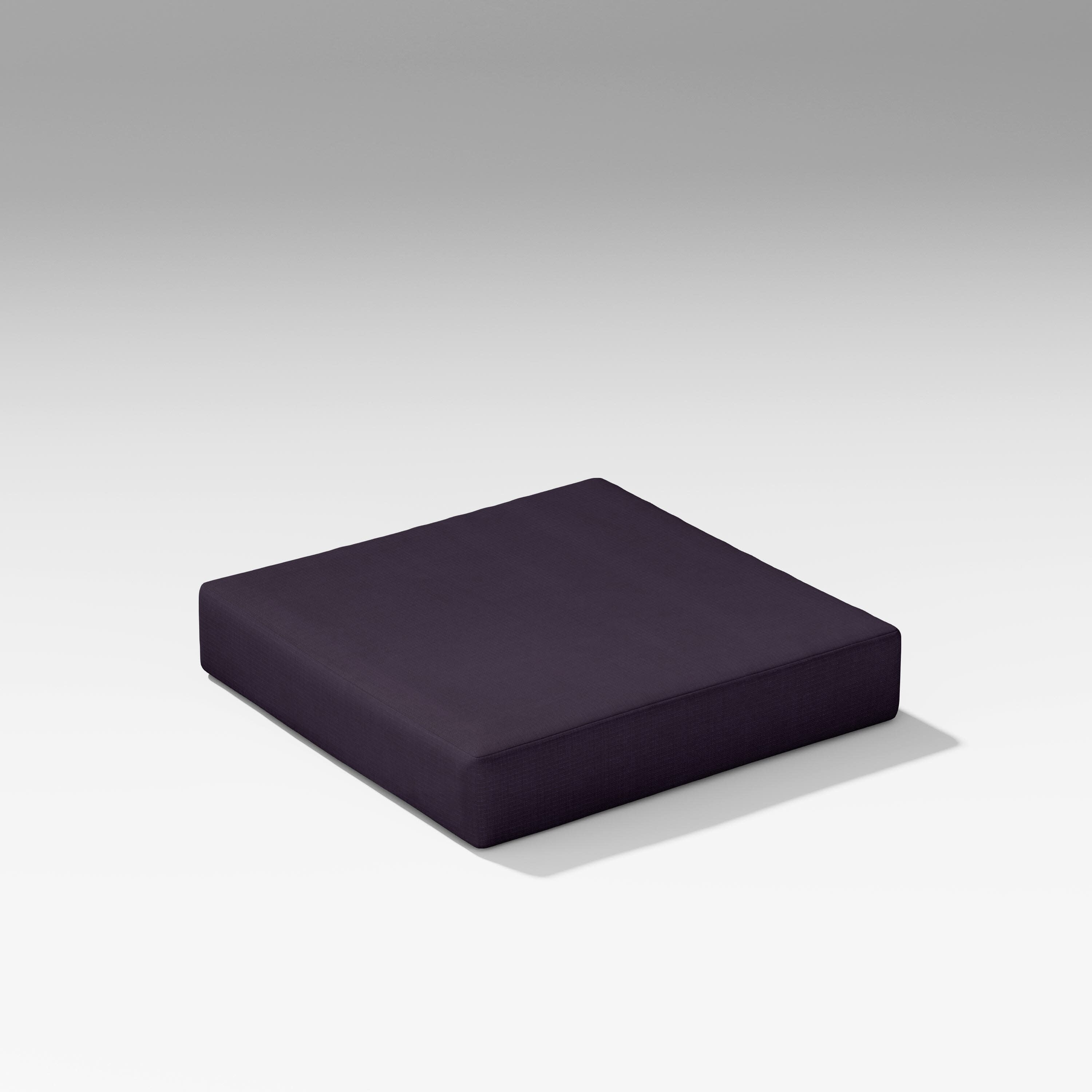 Latitude Modular Ottoman Seat Cushion in Navy Linen