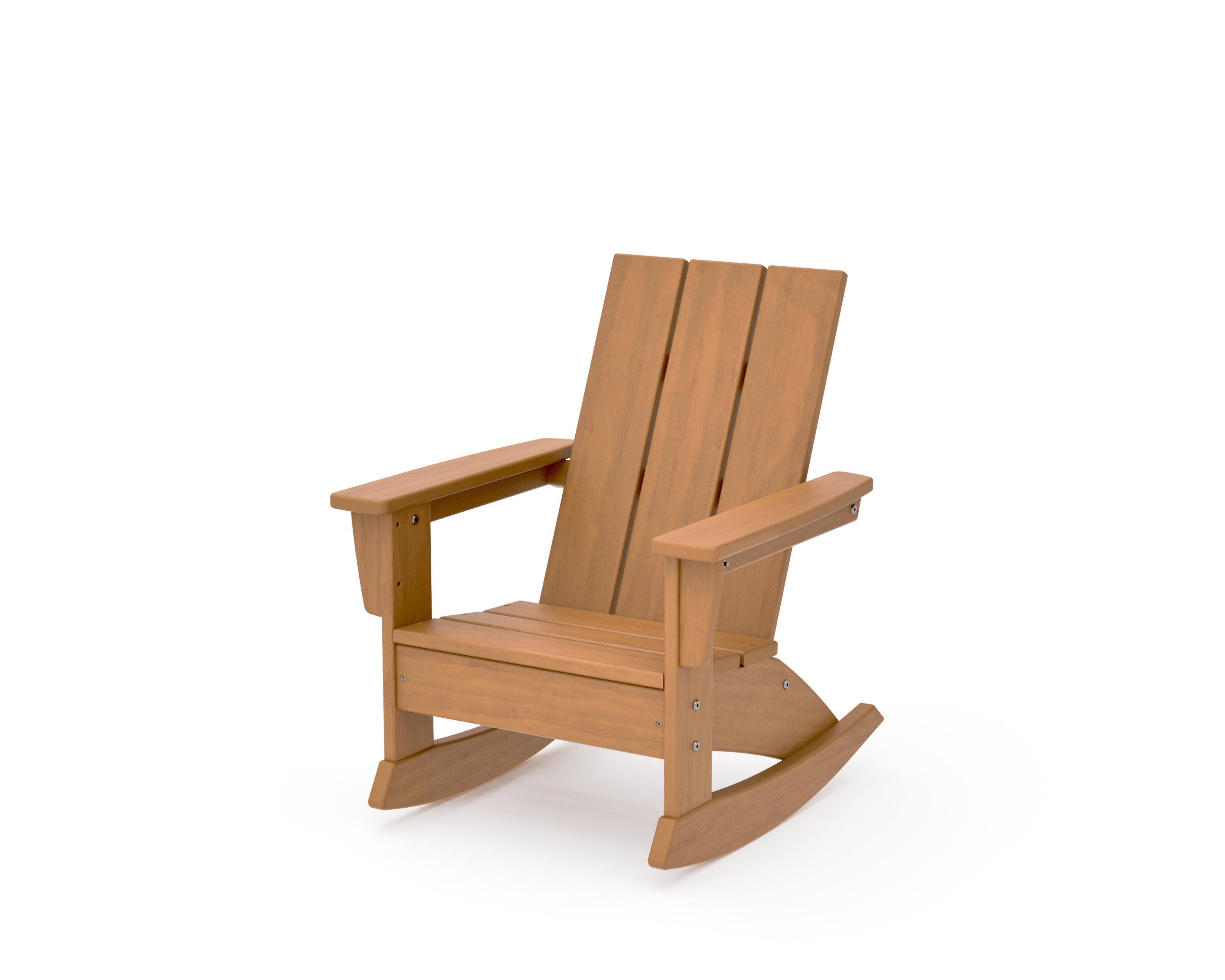 Kids Modern Adirondack Rocking Chair in Natural