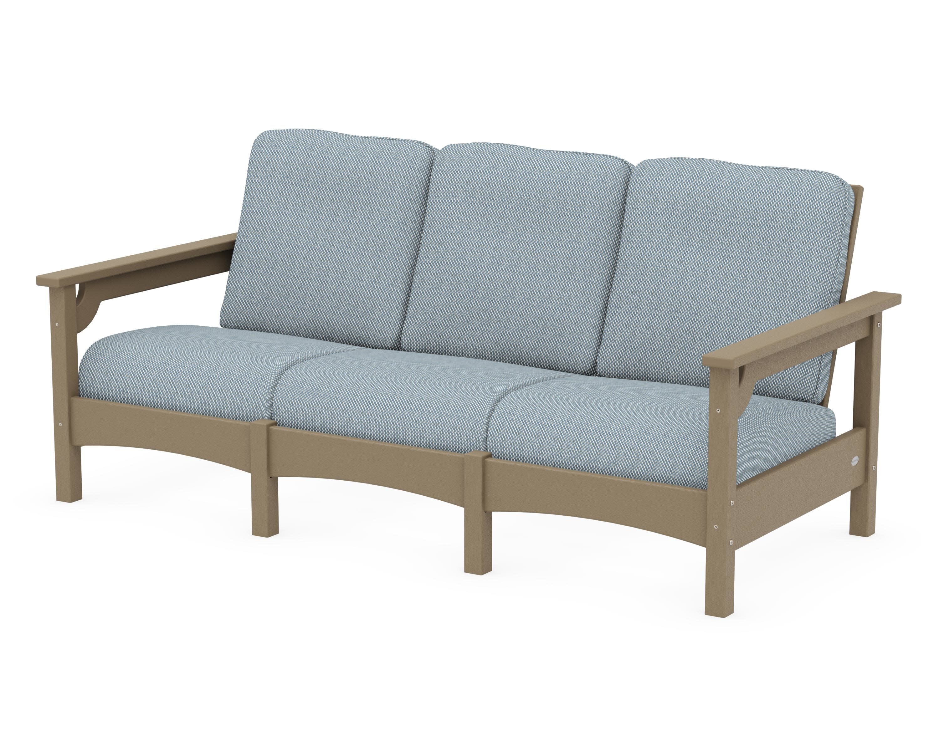 Club Sofa in Vintage Sahara / Exhale Sky